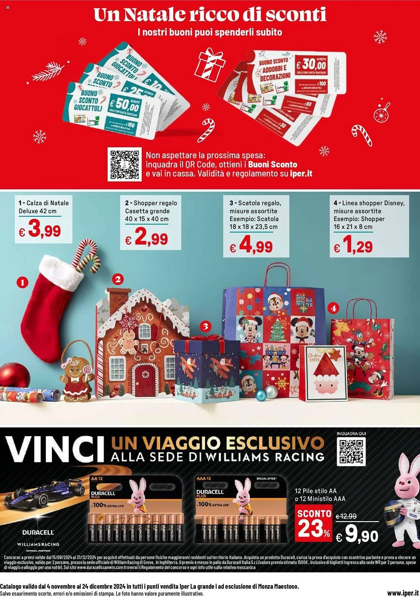 Volantino Iper La Grande da 4 novembre a 24 dicembre di 2024 - Pagina del volantino 72