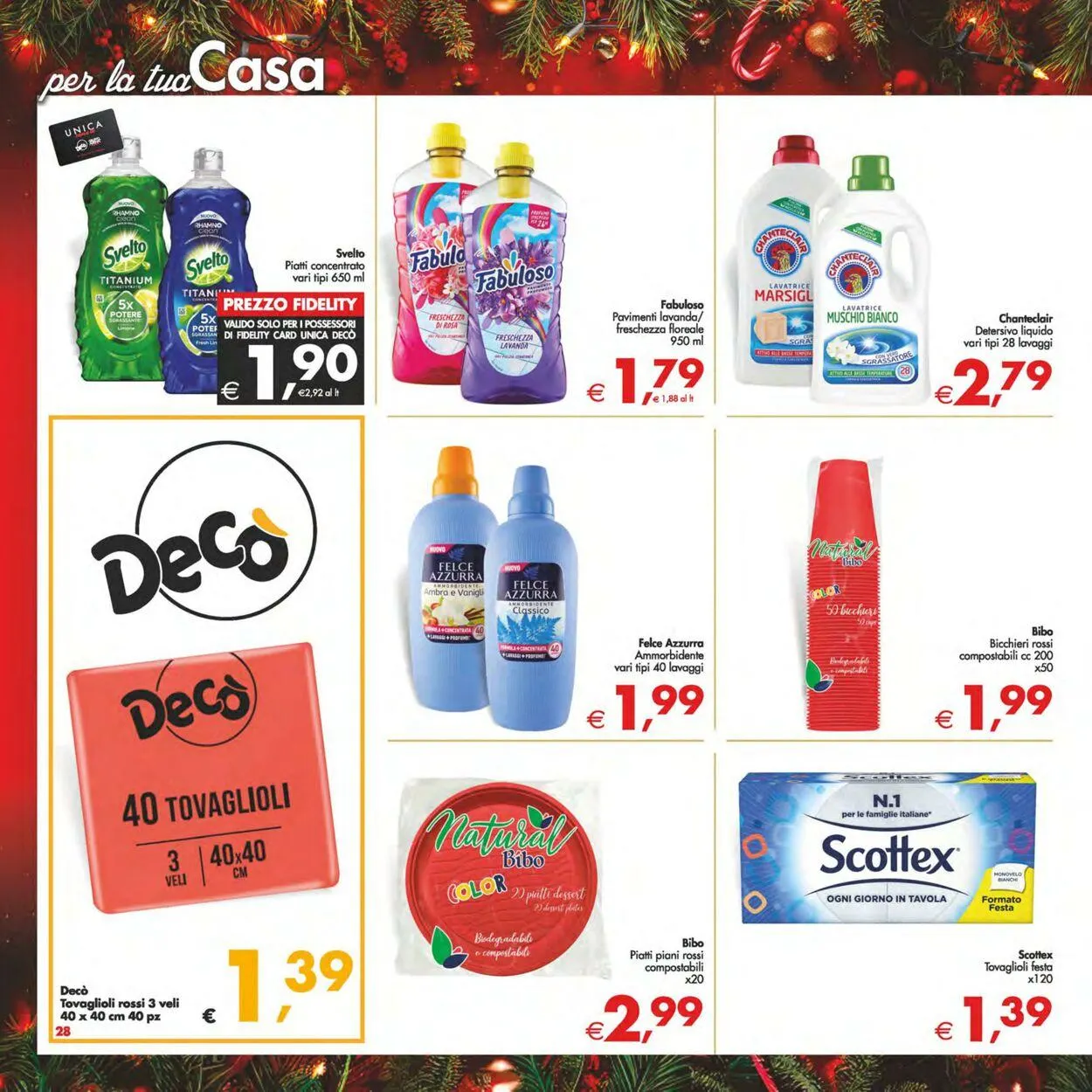 Deco Volantino attuale da 16 dicembre a 27 dicembre di 2025 - Pagina del volantino 28