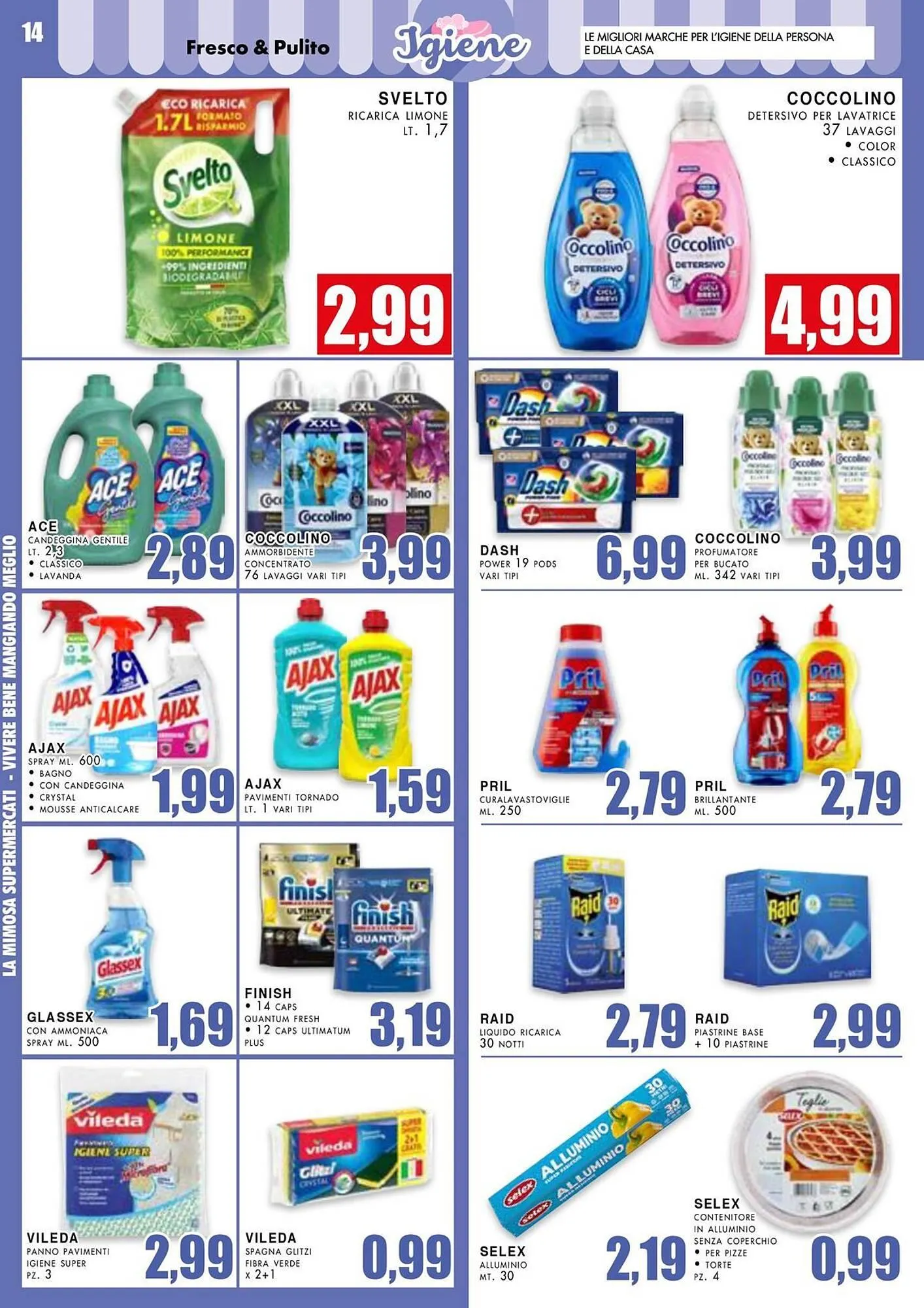 Volantino La Mimosa Supermercati da 3 giugno a 15 giugno di 2025 - Pagina del volantino 14