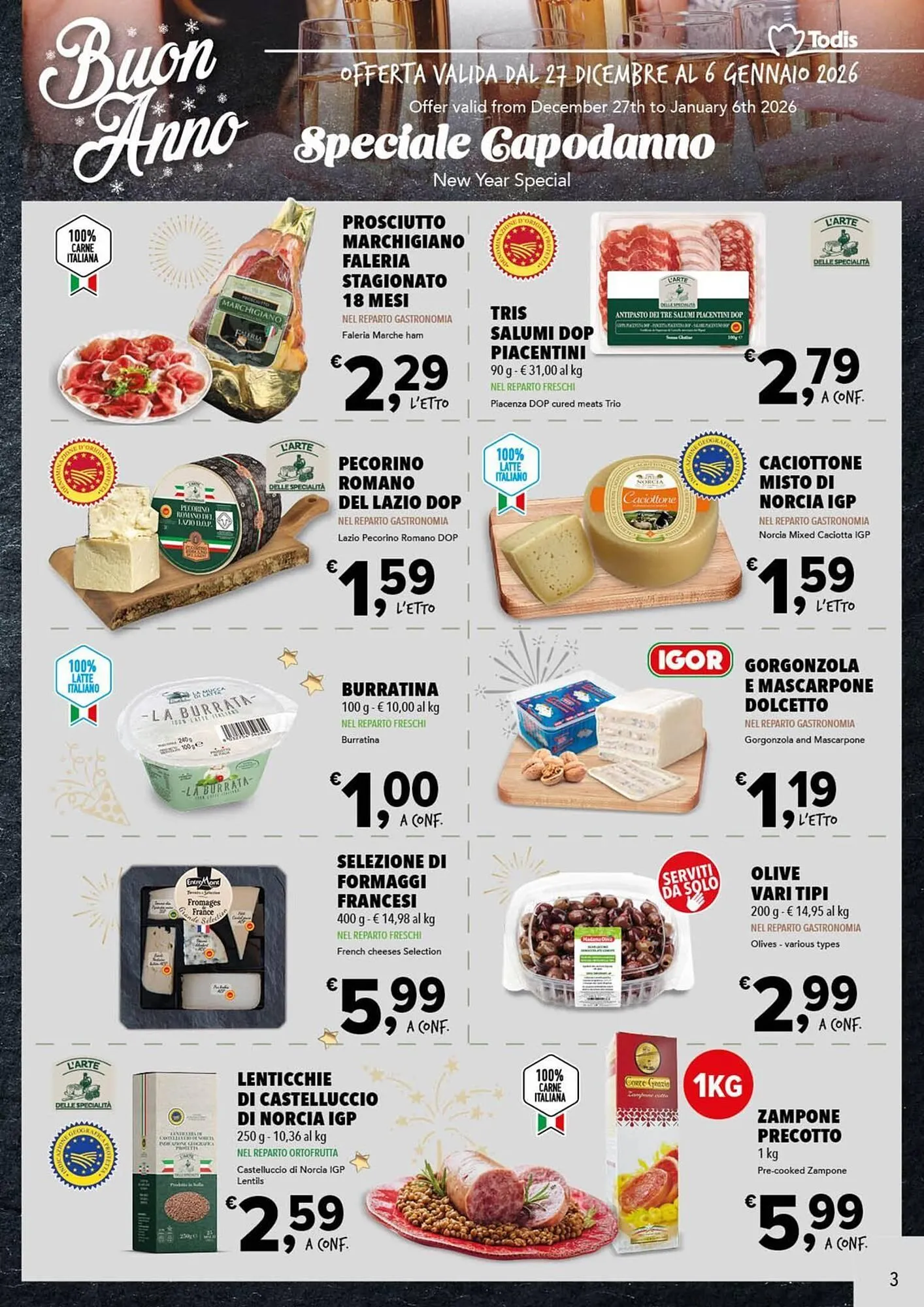 Volantino Todis da 27 dicembre a 6 gennaio di 2026 - Pagina del volantino 3