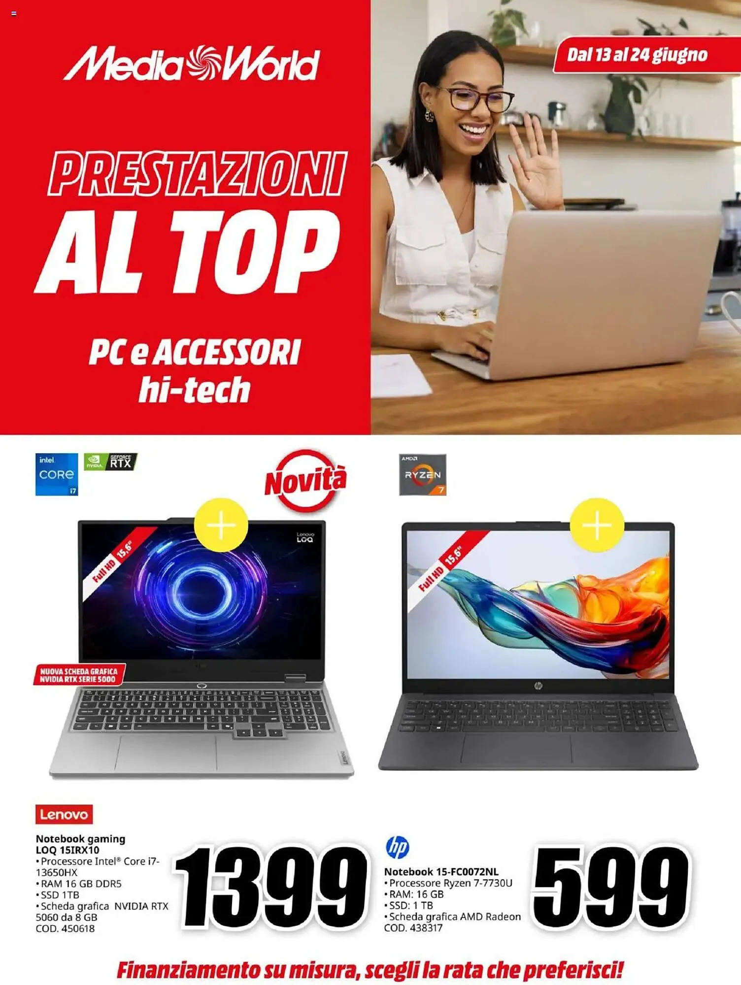 Volantino MediaWorld da 13 giugno a 24 giugno di 2025 - Pagina del volantino 1