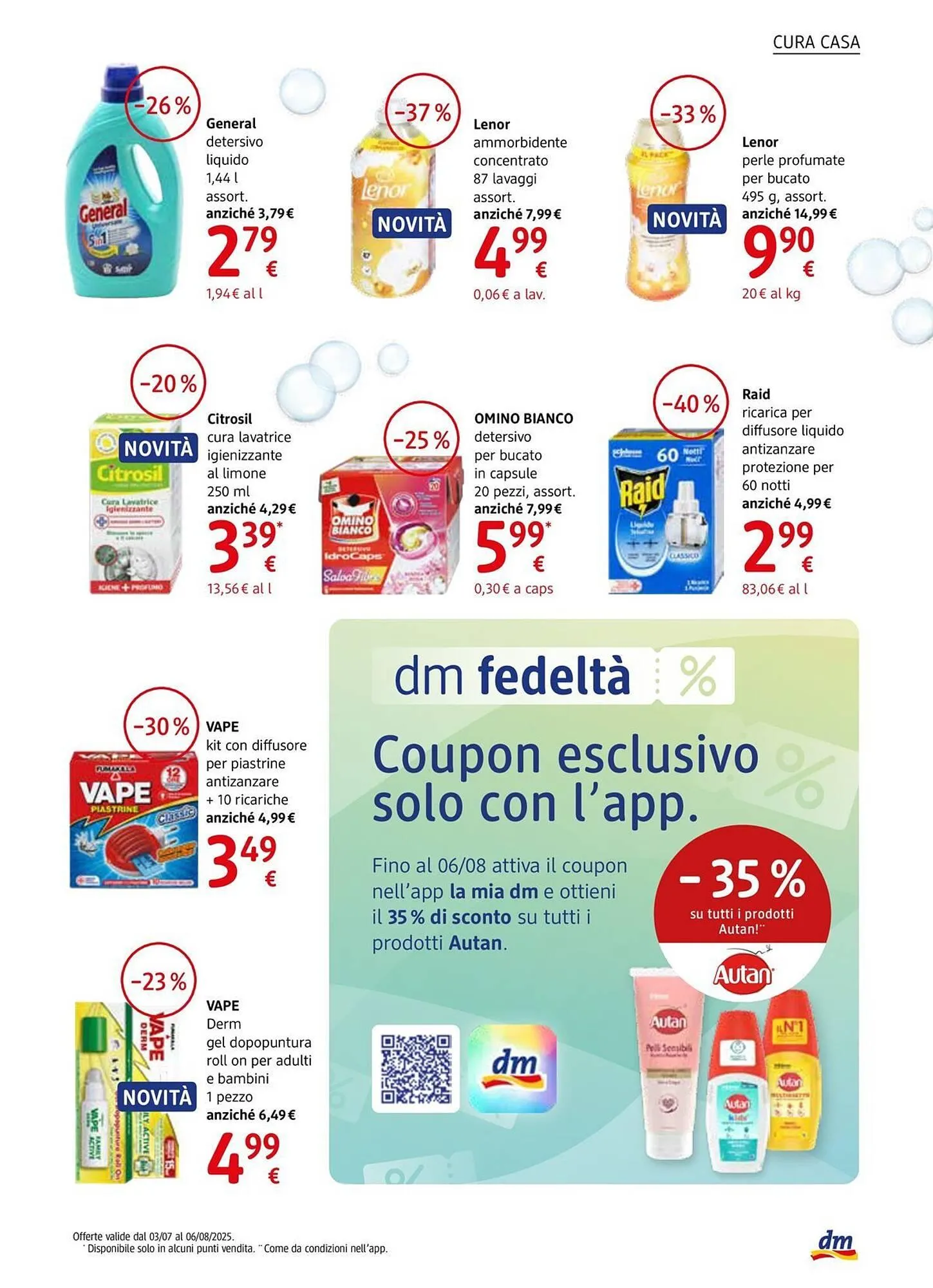 Volantino dm drogerie markt da 3 luglio a 6 agosto di 2025 - Pagina del volantino 15