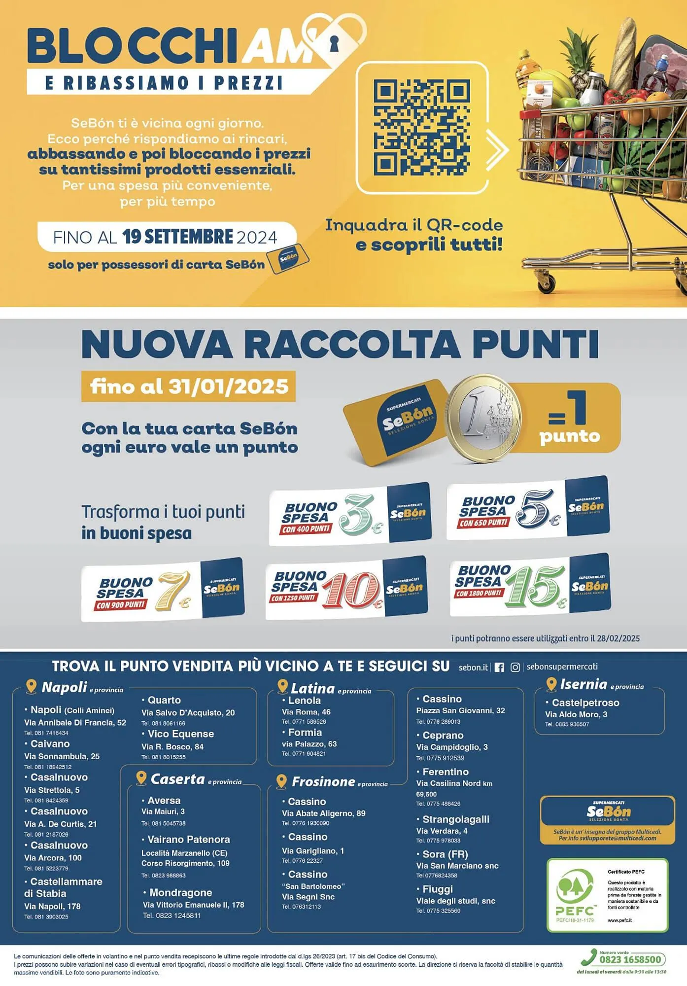 Volantino SeBón Supermercati da 10 settembre a 19 settembre di 2024 - Pagina del volantino 12