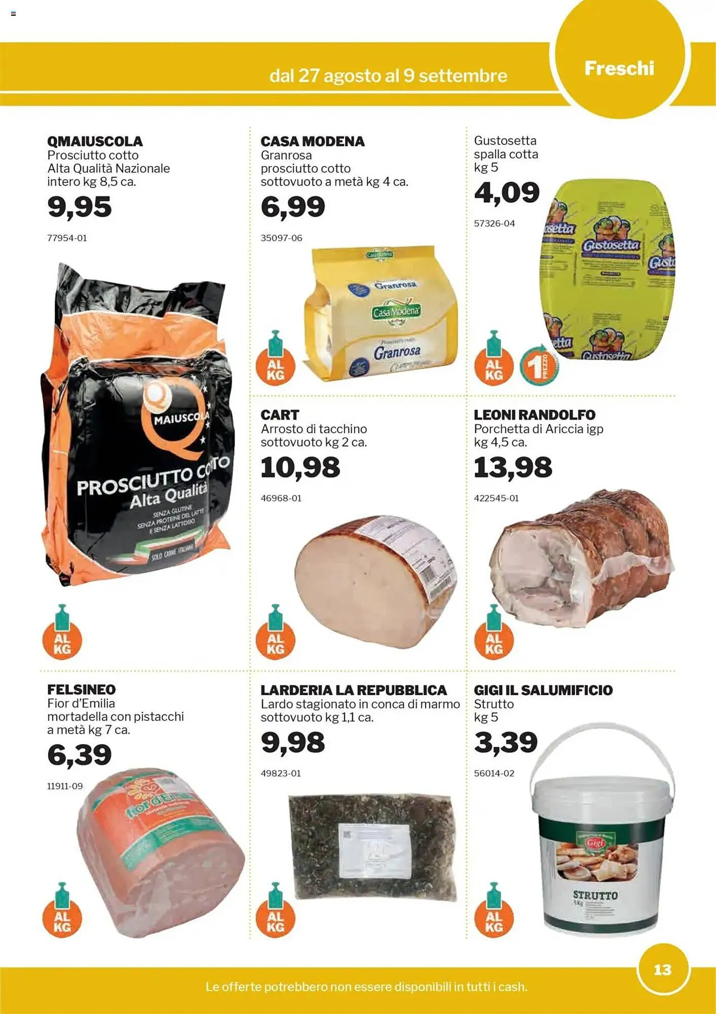 Volantino GrosMarket da 27 agosto a 9 settembre di 2025 - Pagina del volantino 13