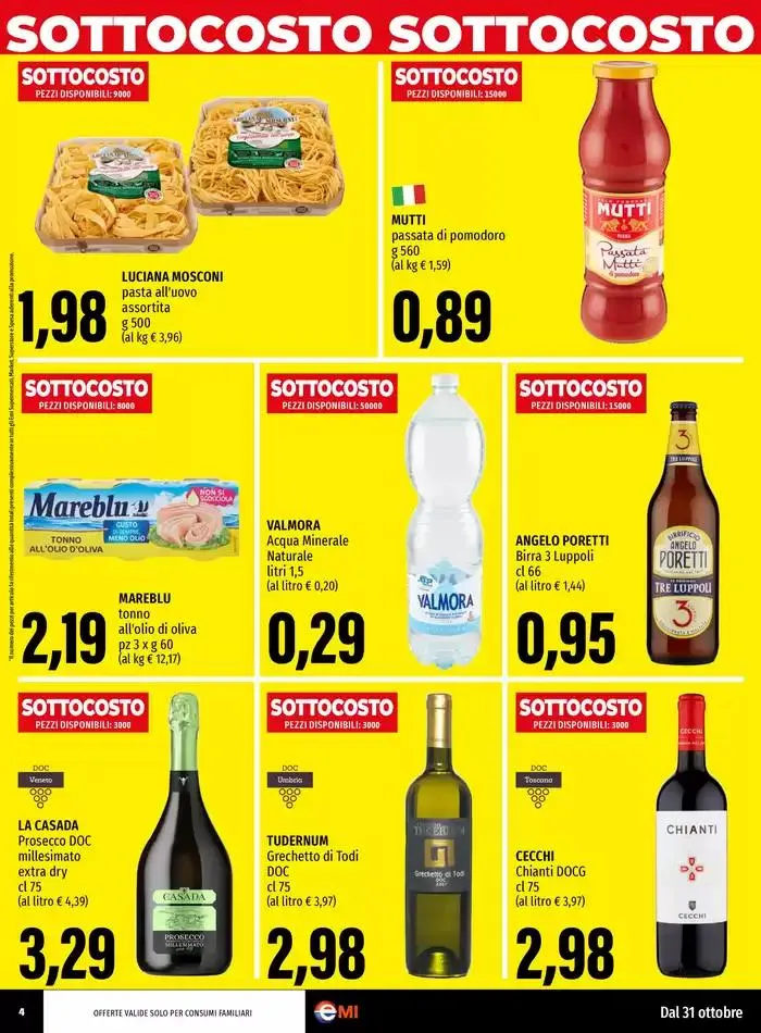 Nuovo Emi Spesa a Montecchio da 1 novembre a 14 novembre di 2024 - Pagina del volantino 4