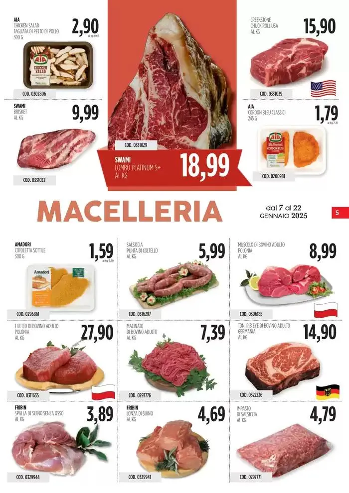 Offerte Carico Cash&Carry da 7 gennaio a 22 gennaio di 2025 - Pagina del volantino 5