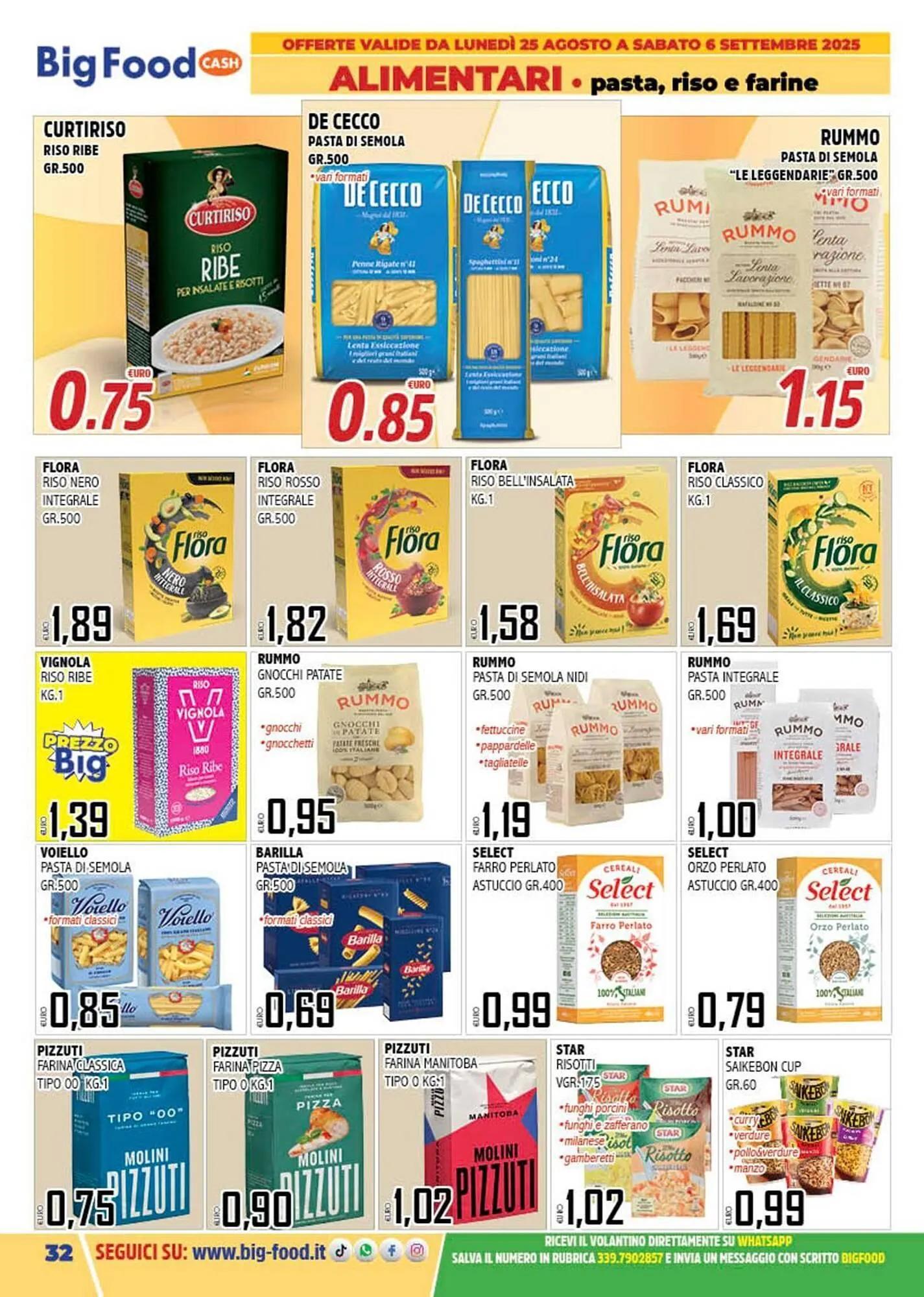 Volantino Big Food da 25 agosto a 6 settembre di 2025 - Pagina del volantino 32