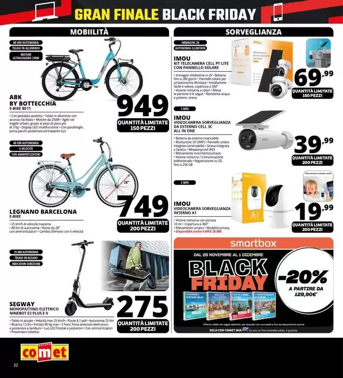 Black Friday Gran Finale da Comet! da 27 novembre a 2 dicembre di 2024 - Pagina del volantino 22