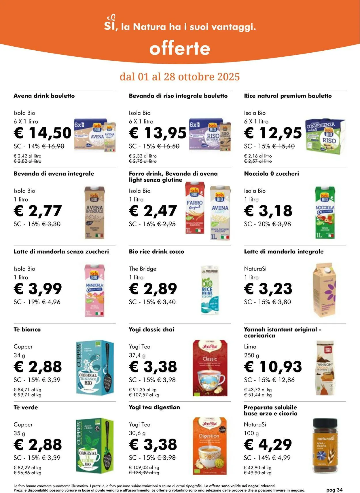 Natura Sì Volantino attuale da 23 ottobre a 6 novembre di 2025 - Pagina del volantino 34