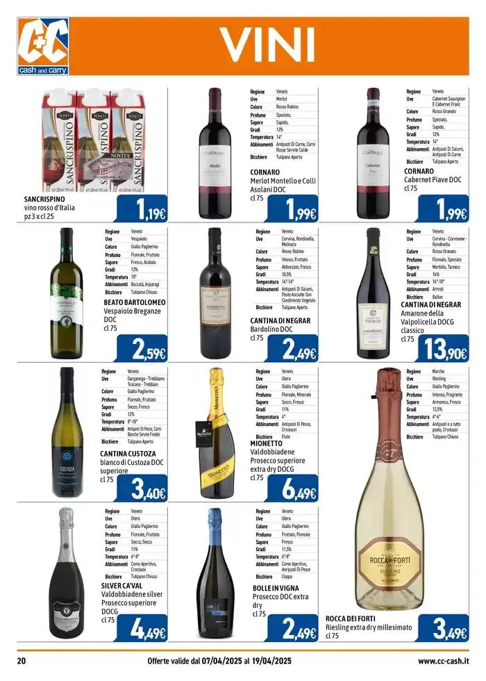 Promozioni da 8 aprile a 20 aprile di 2025 - Pagina del volantino 20