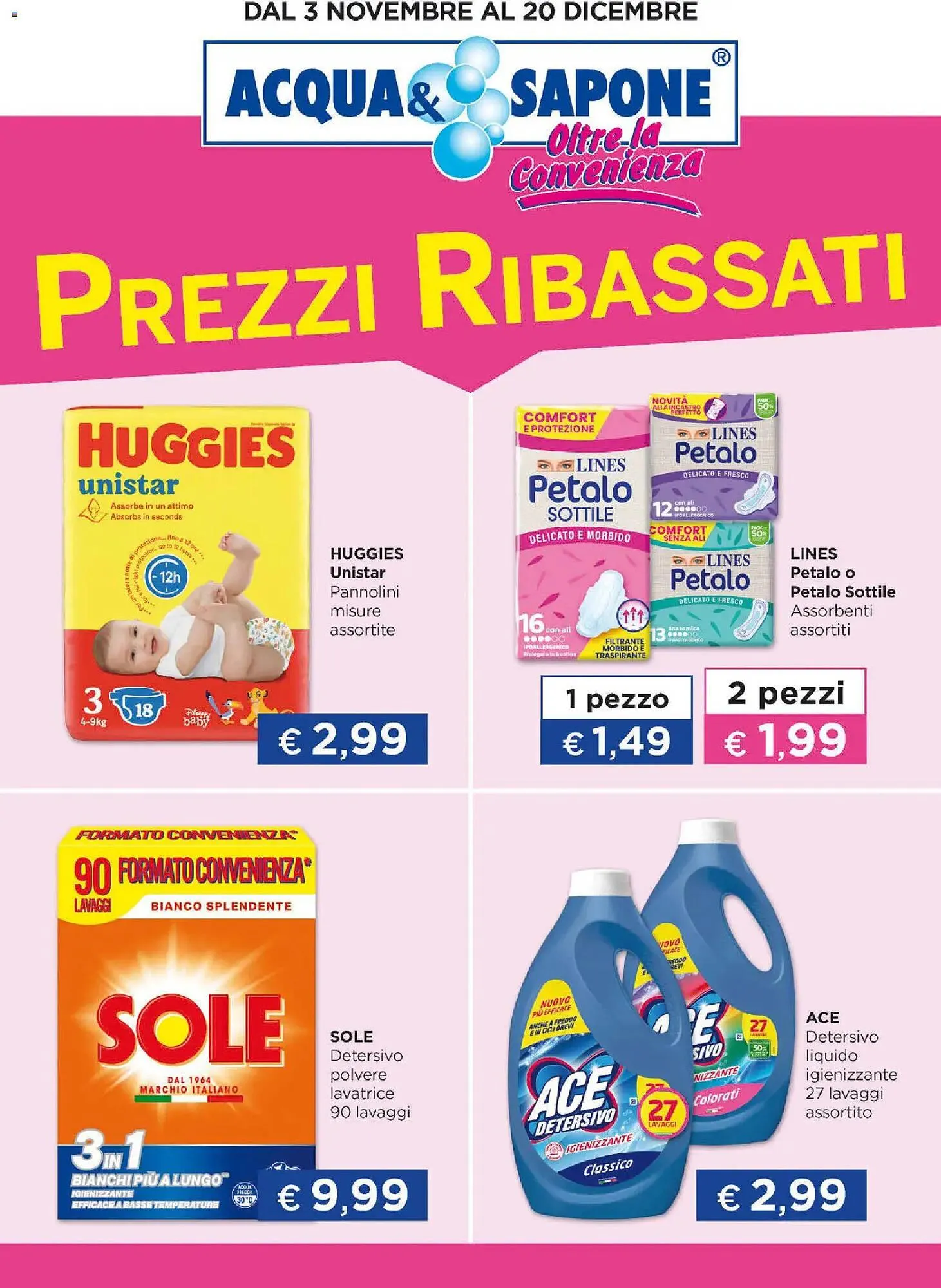 Volantino Acqua & Sapone da 3 novembre a 20 dicembre di 2025 - Pagina del volantino 1