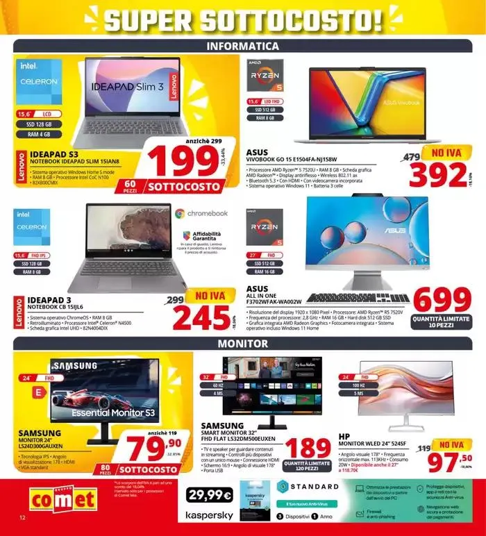 Sottocosto da Comet! da 8 maggio a 21 maggio di 2025 - Pagina del volantino 12