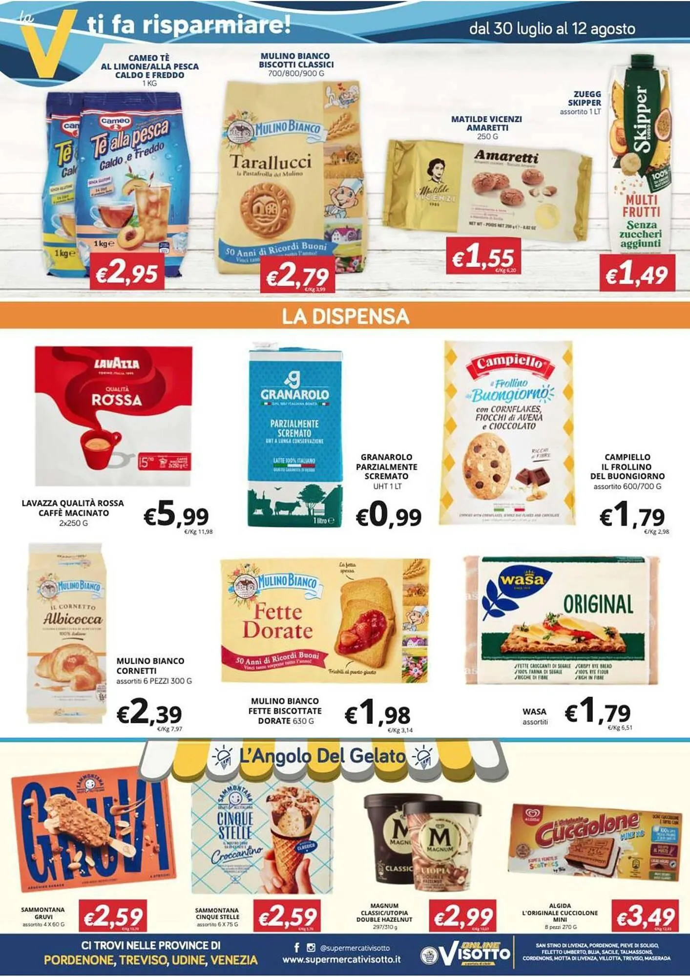 Volantino Supermercati Visotto da 30 luglio a 12 agosto di 2025 - Pagina del volantino 5