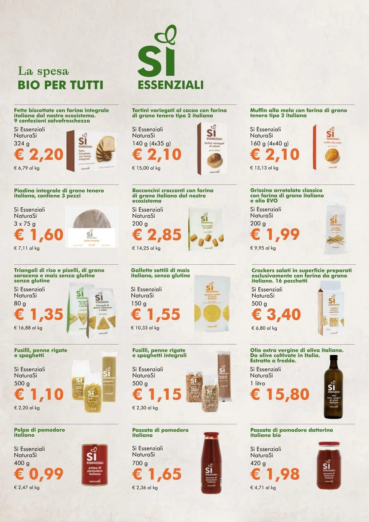 Natura Sì Volantino attuale da 25 settembre a 9 ottobre di 2025 - Pagina del volantino 3