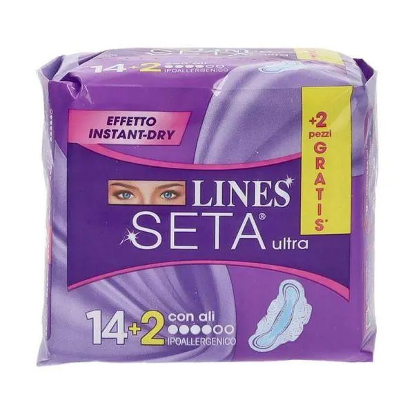 ASSORBENTI LINES SETA ULTRA CON ALI