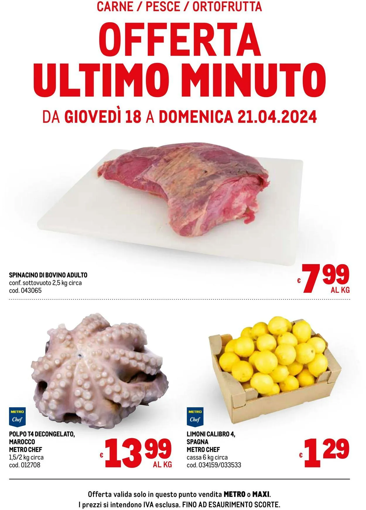 Metro Volantino attuale da 18 dicembre a 1 gennaio di 2026 - Pagina del volantino 2