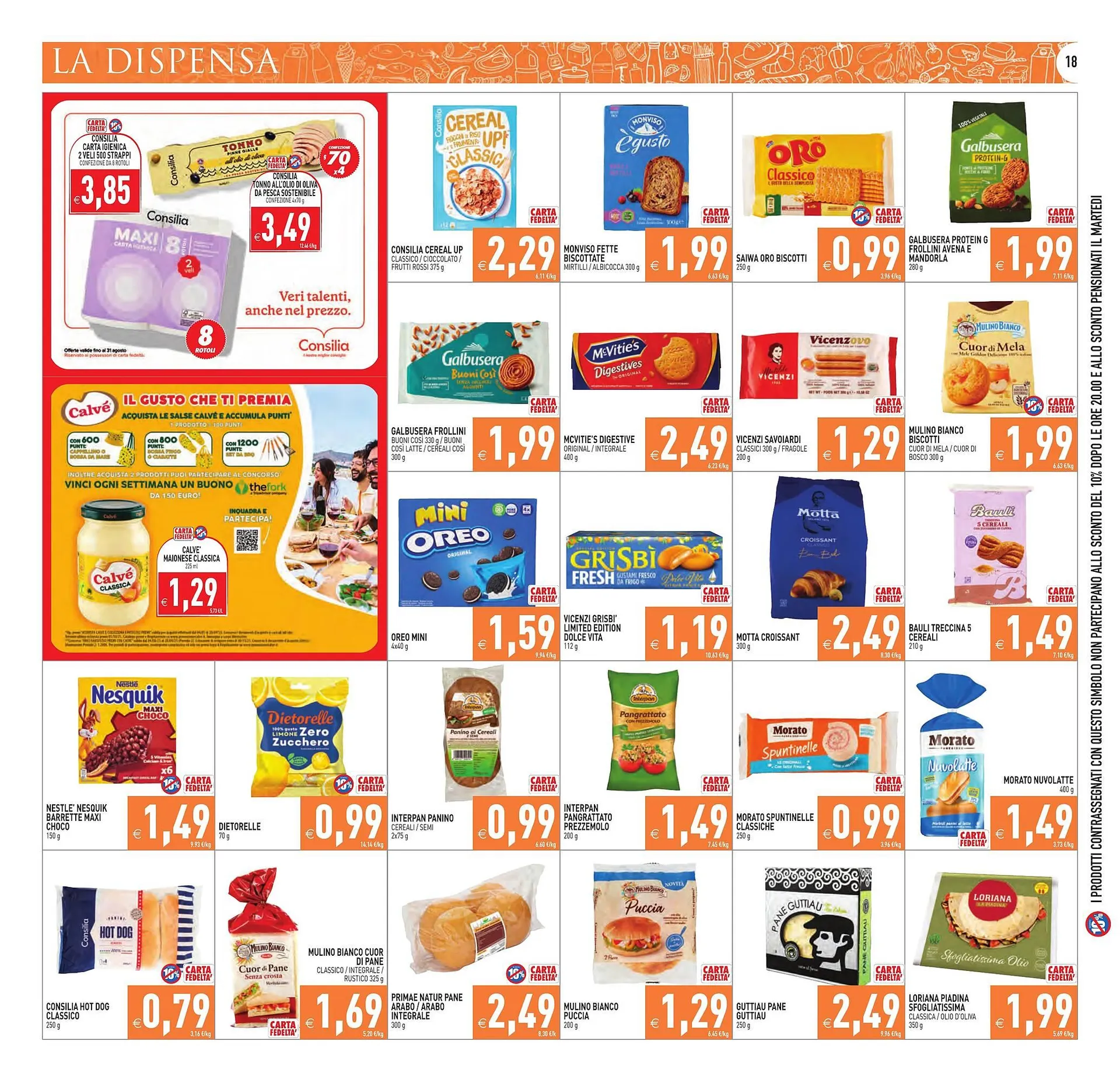 Volantino Supermercati Agorà da 18 agosto a 25 agosto di 2025 - Pagina del volantino 18