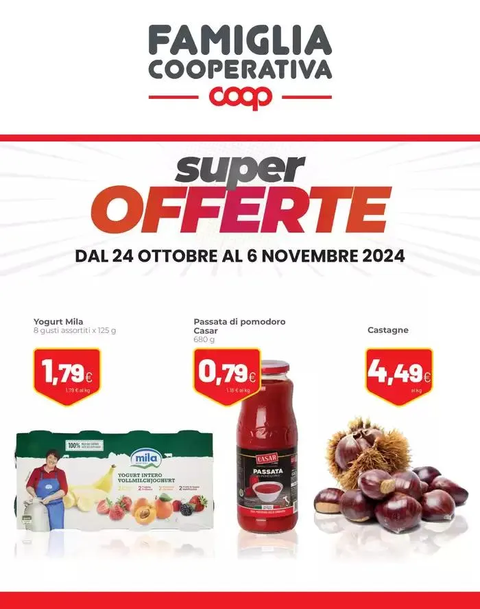 Super offerte da 24 ottobre a 6 novembre di 2024 - Pagina del volantino 1