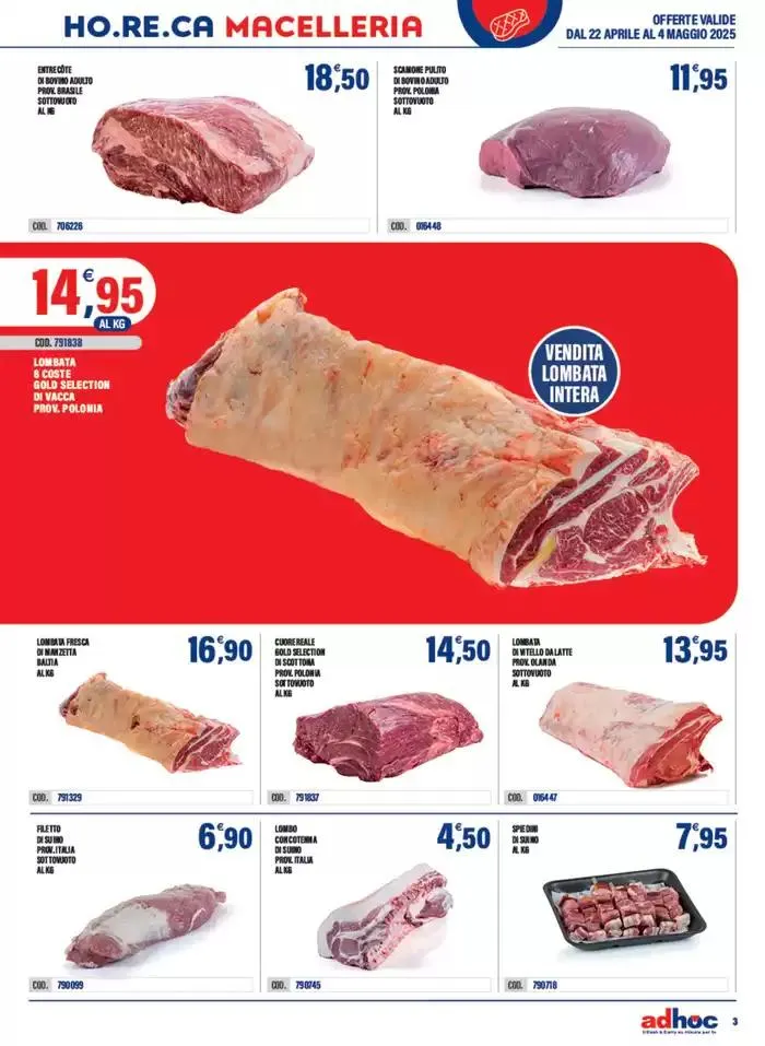 Offerte valide dal 22 aprile al 4 maggio da 22 aprile a 4 maggio di 2025 - Pagina del volantino 3