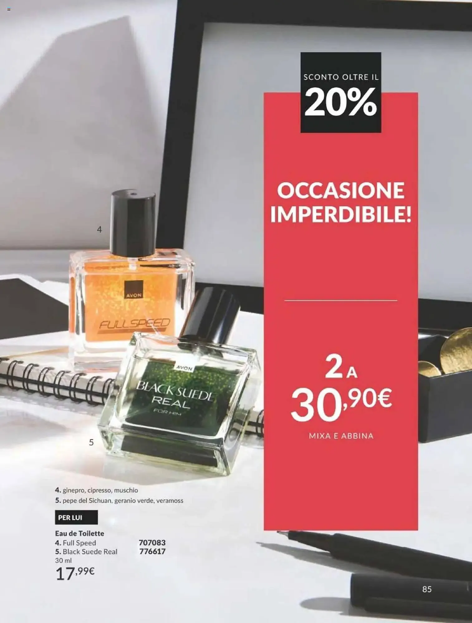 Volantino Avon da 1 aprile a 30 aprile di 2025 - Pagina del volantino 85