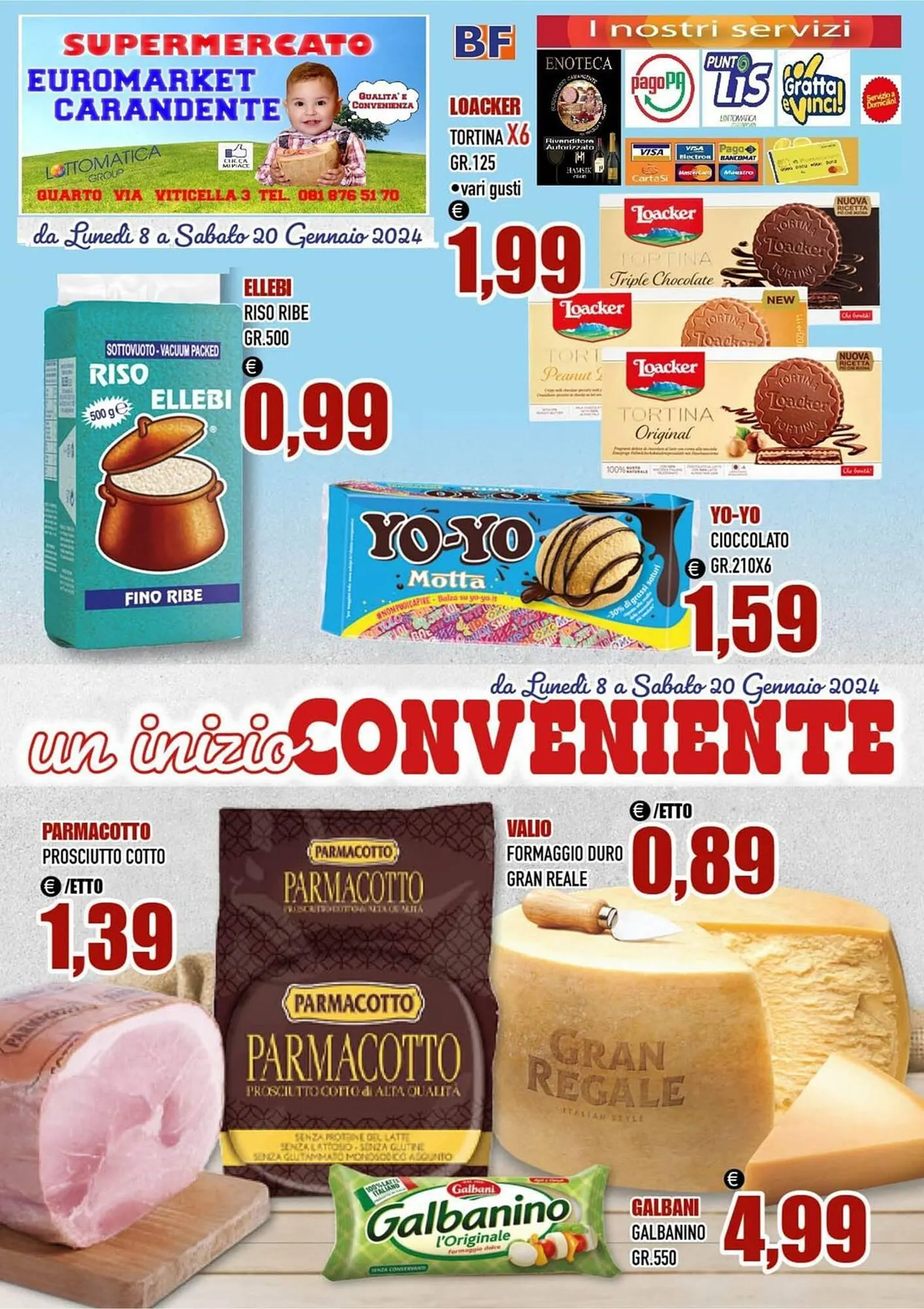 Volantino Euromarket Carandente da 8 gennaio a 20 gennaio di 2024 - Pagina del volantino 