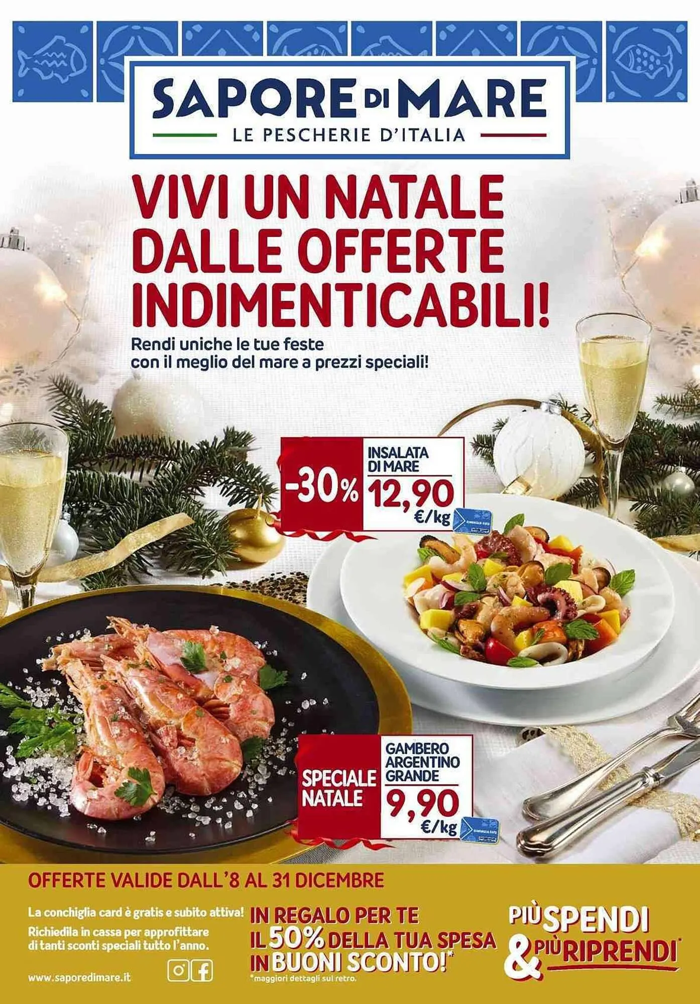 Volantino Sapore di Mare da 8 dicembre a 31 dicembre di 2023 - Pagina del volantino 1