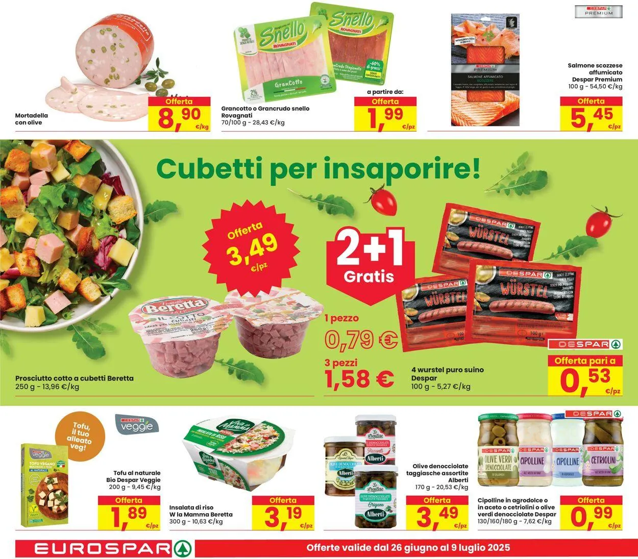 Eurospar Volantino attuale da 26 giugno a 9 luglio di 2025 - Pagina del volantino 8