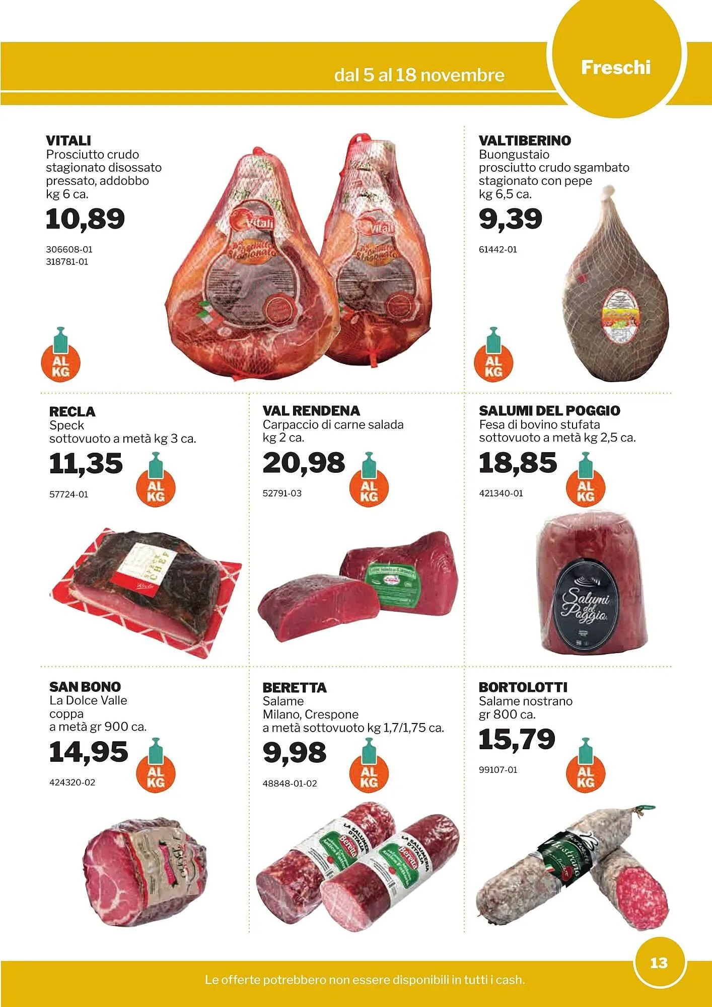 Volantino GrosMarket da 5 novembre a 18 novembre di 2025 - Pagina del volantino 13