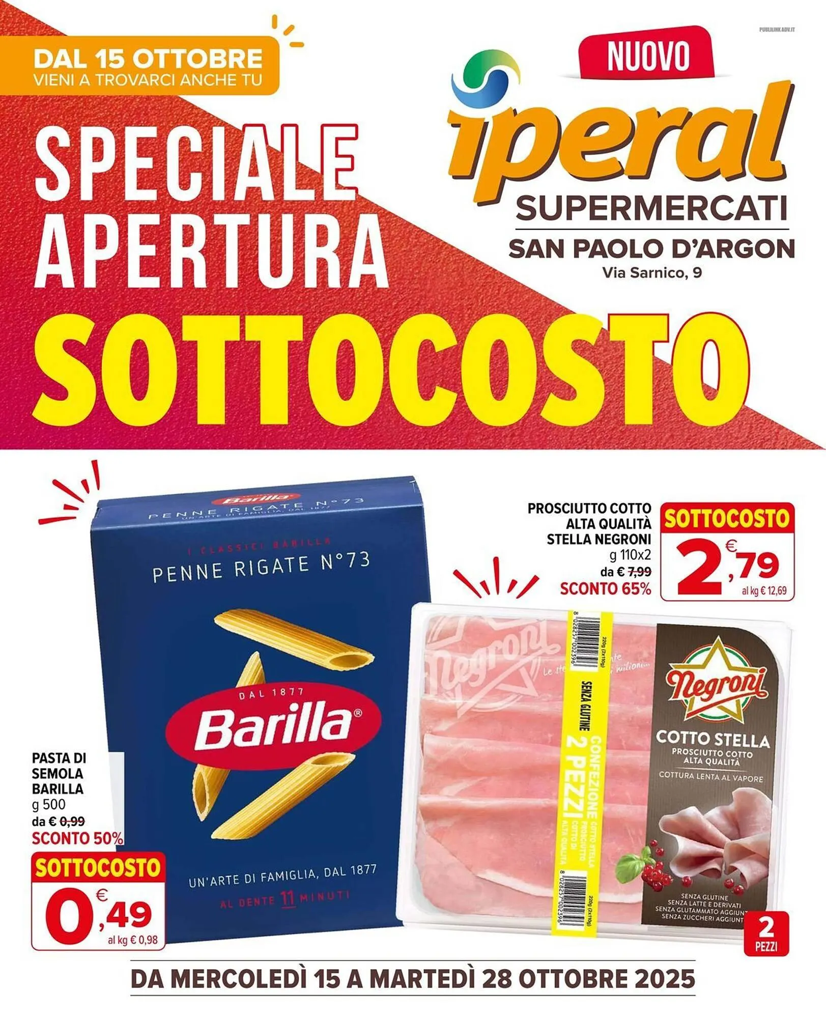 Volantino Iperal da 15 ottobre a 28 ottobre di 2025 - Pagina del volantino 1