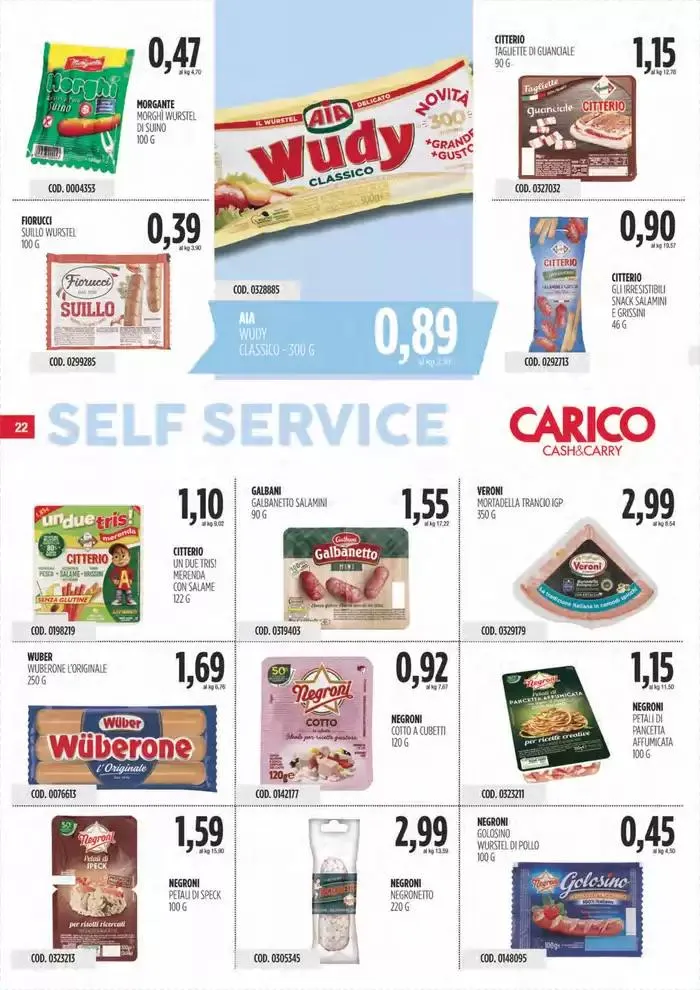 Offerte Carico Cash & Carry da 8 maggio a 21 maggio di 2025 - Pagina del volantino 22