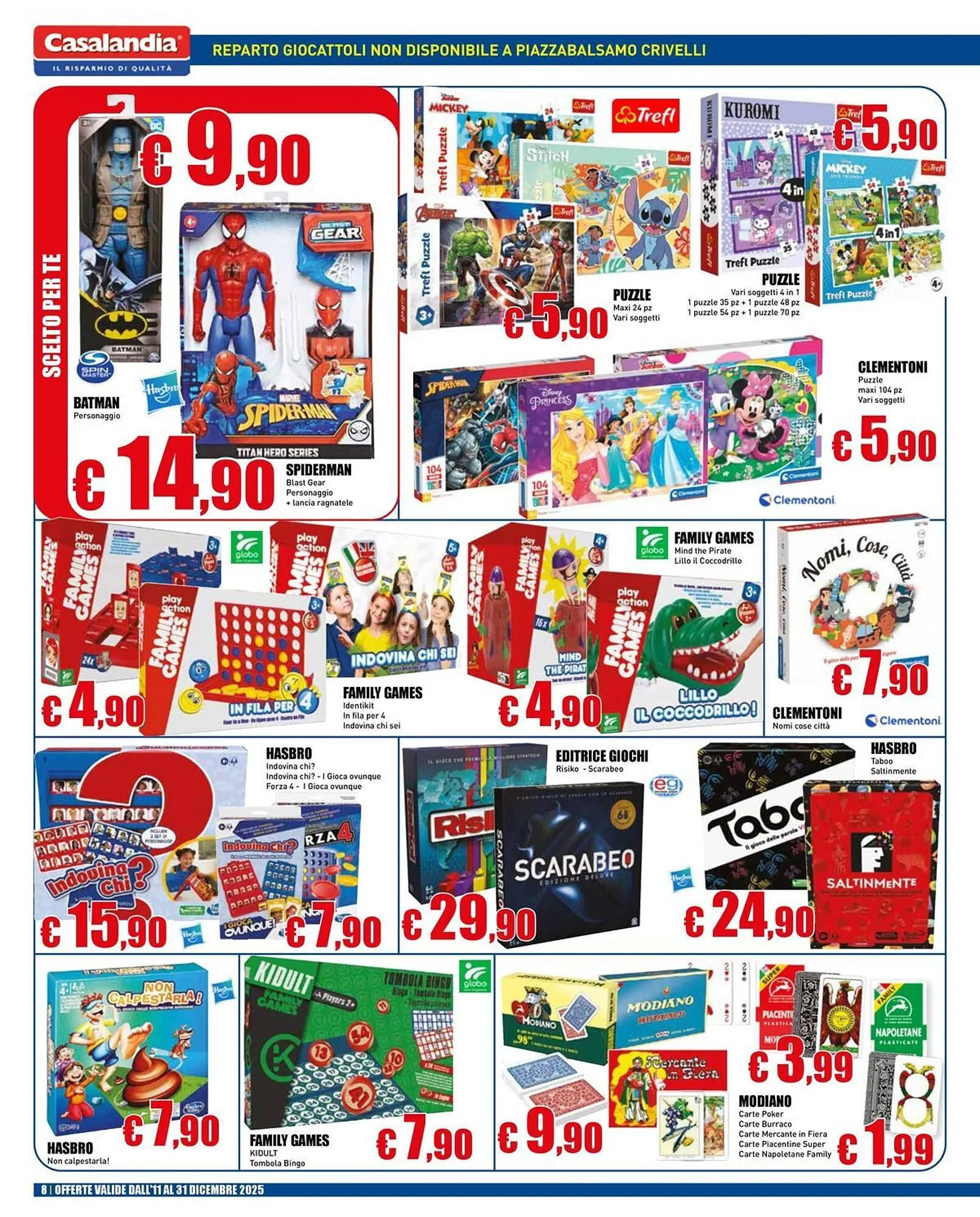 Volantino Casalandia da 11 dicembre a 31 dicembre di 2025 - Pagina del volantino 8