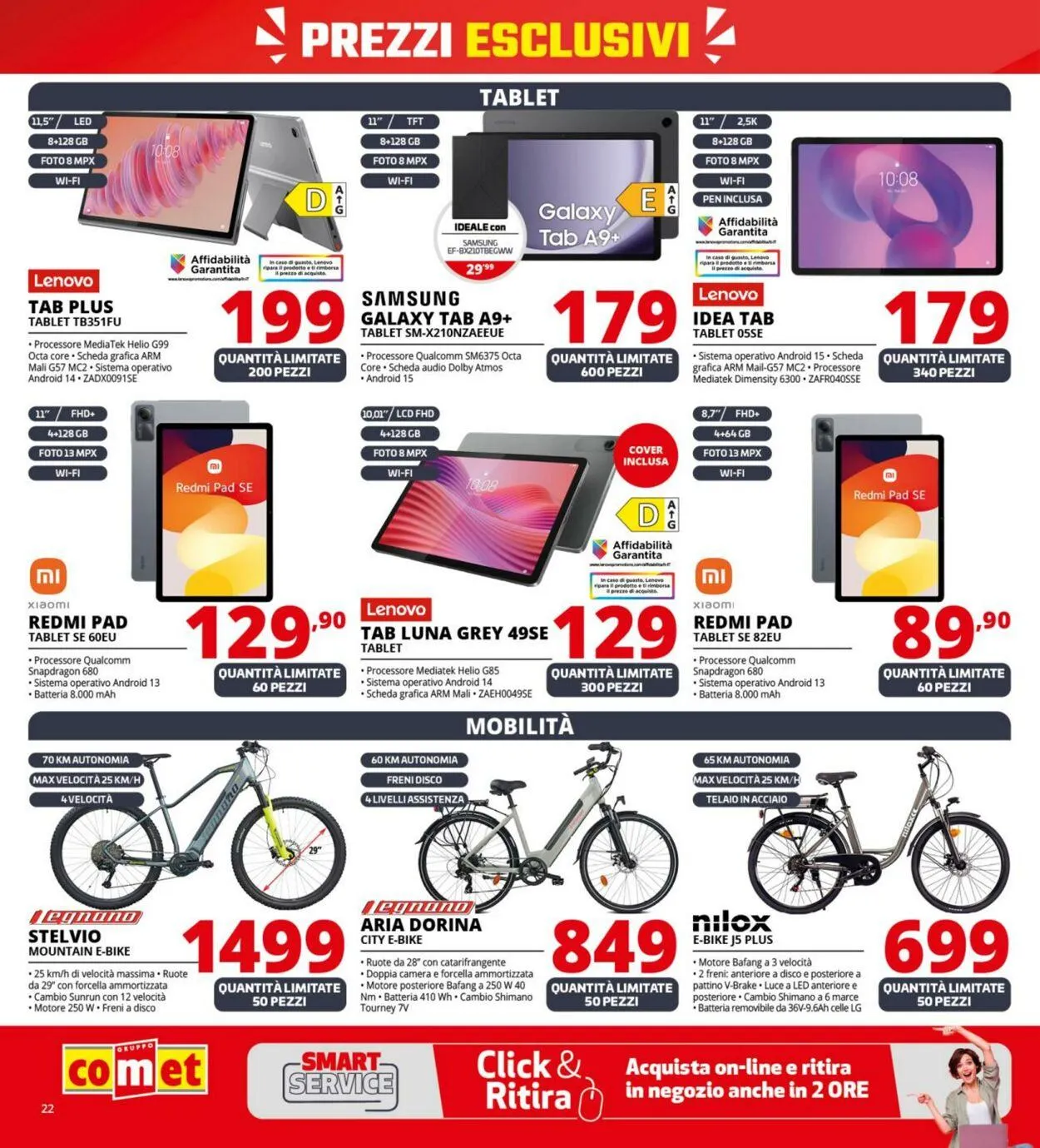 Comet Volantino attuale da 9 ottobre a 22 ottobre di 2025 - Pagina del volantino 22