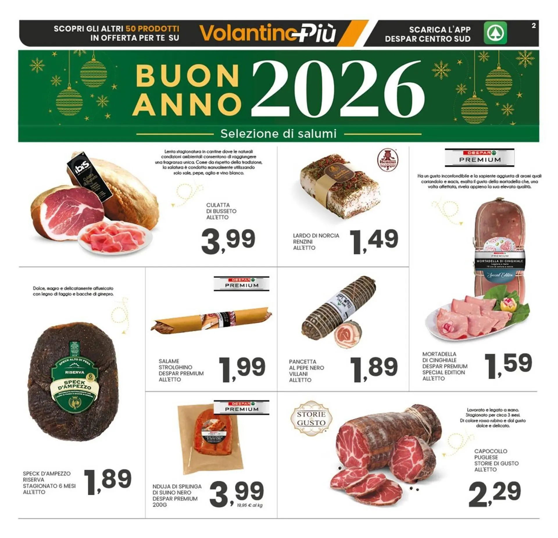 Volantino Despar da 27 dicembre a 8 gennaio di 2026 - Pagina del volantino 2