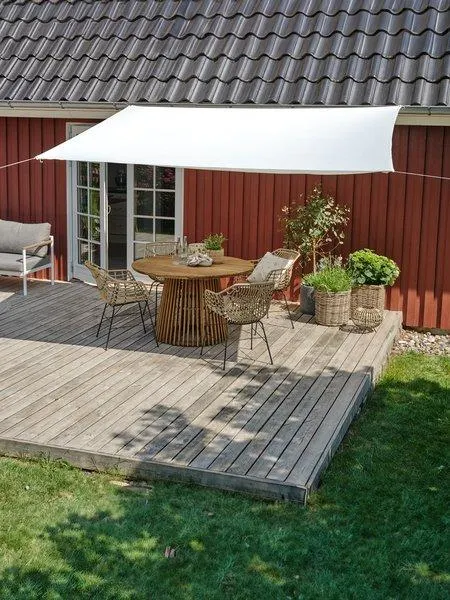 Vela parasole HOLD-AN P250xL300 cm color avorio