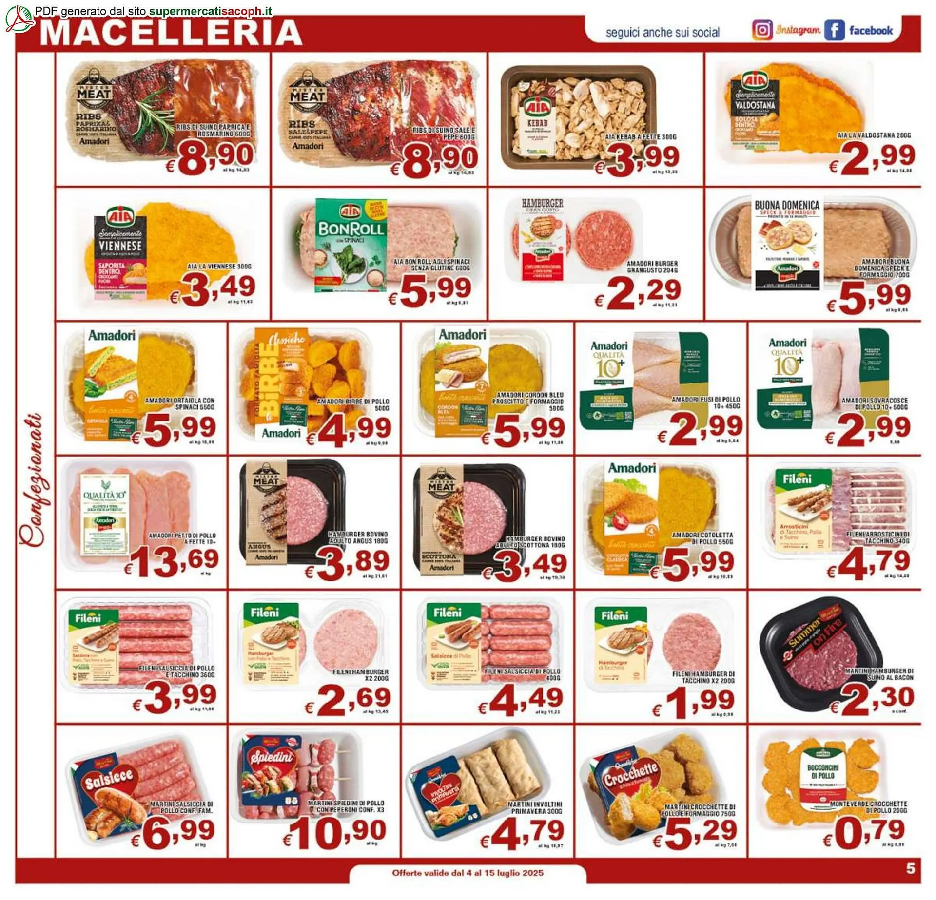 Volantino Sacoph da 4 luglio a 15 luglio di 2025 - Pagina del volantino 5