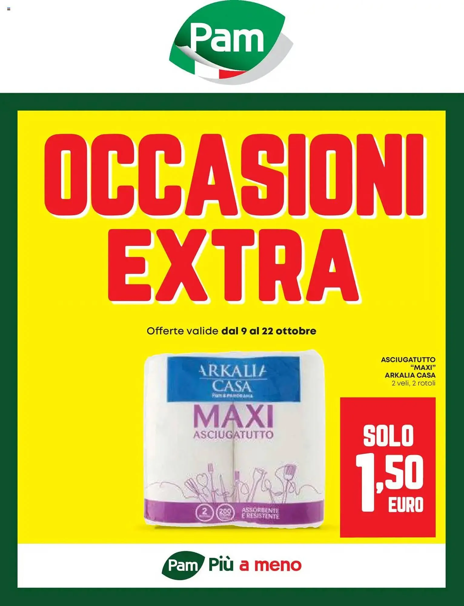 Volantino Pam da 9 ottobre a 22 ottobre di 2025 - Pagina del volantino 1