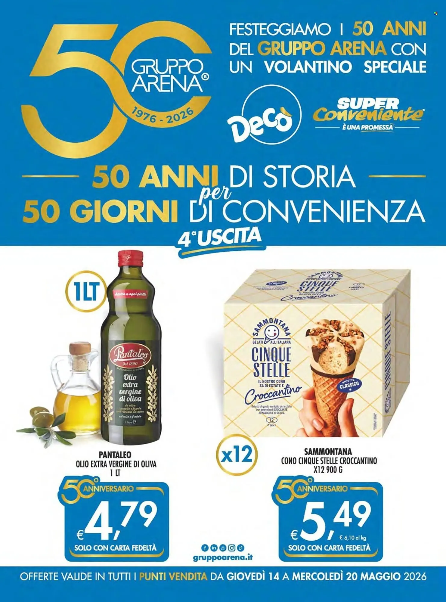 Volantino Deco Supermercati da 14 maggio a 20 maggio di 2026 - Pagina del volantino 1