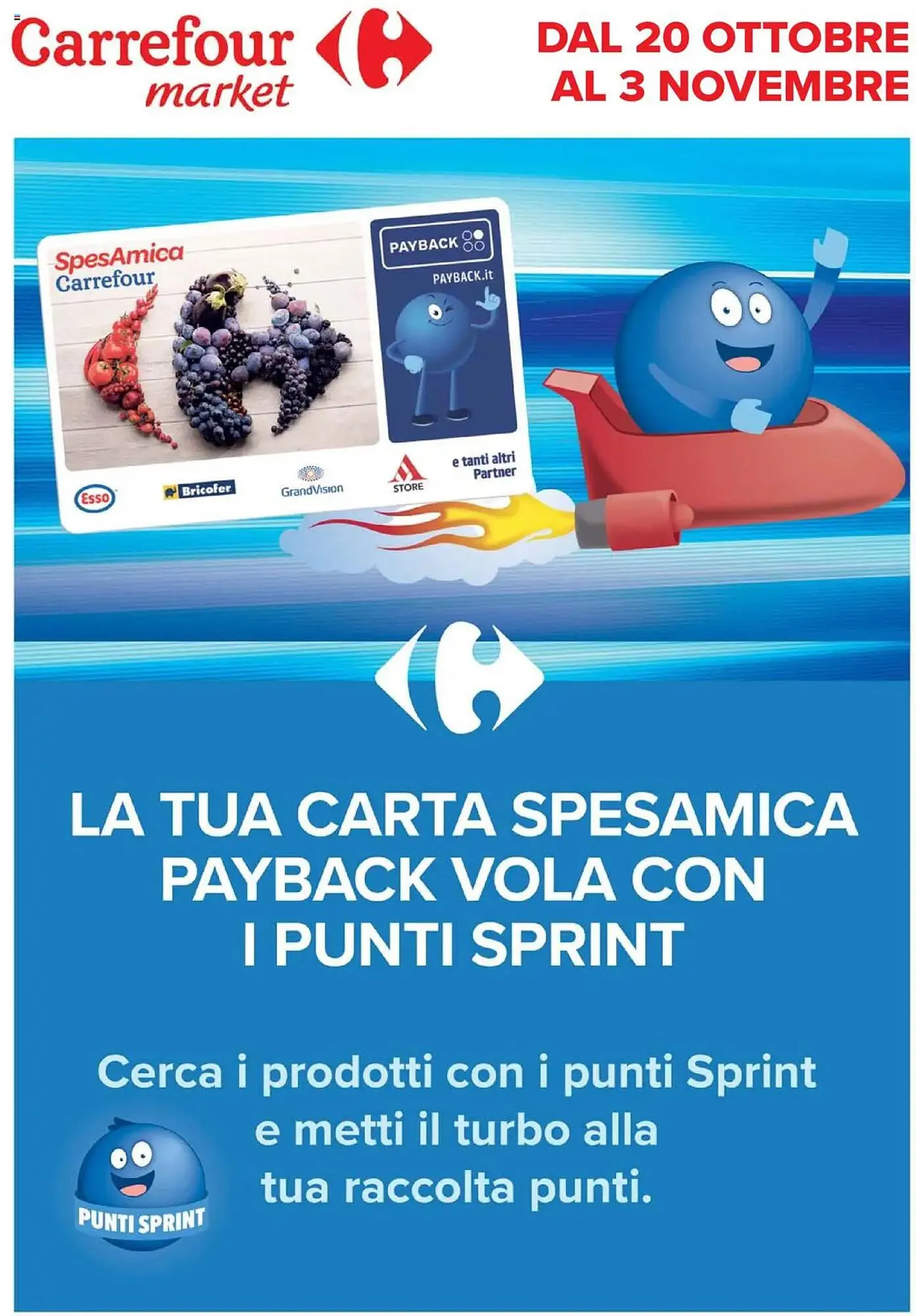 Volantino Carrefour Market da 20 ottobre a 3 novembre di 2025 - Pagina del volantino 1