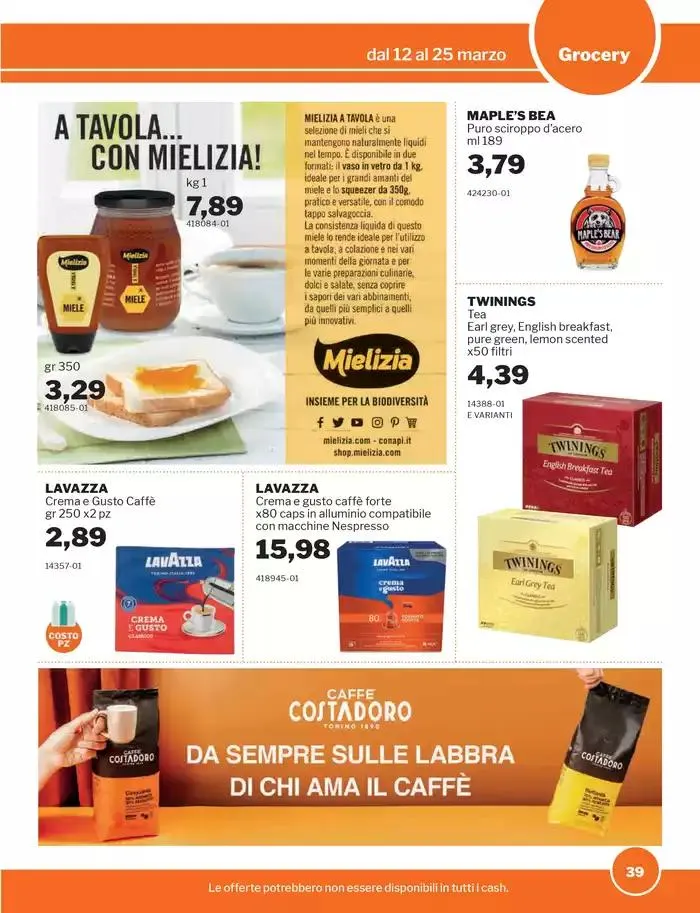 Volantino Food & Beverage da 12 marzo a 25 marzo di 2025 - Pagina del volantino 39