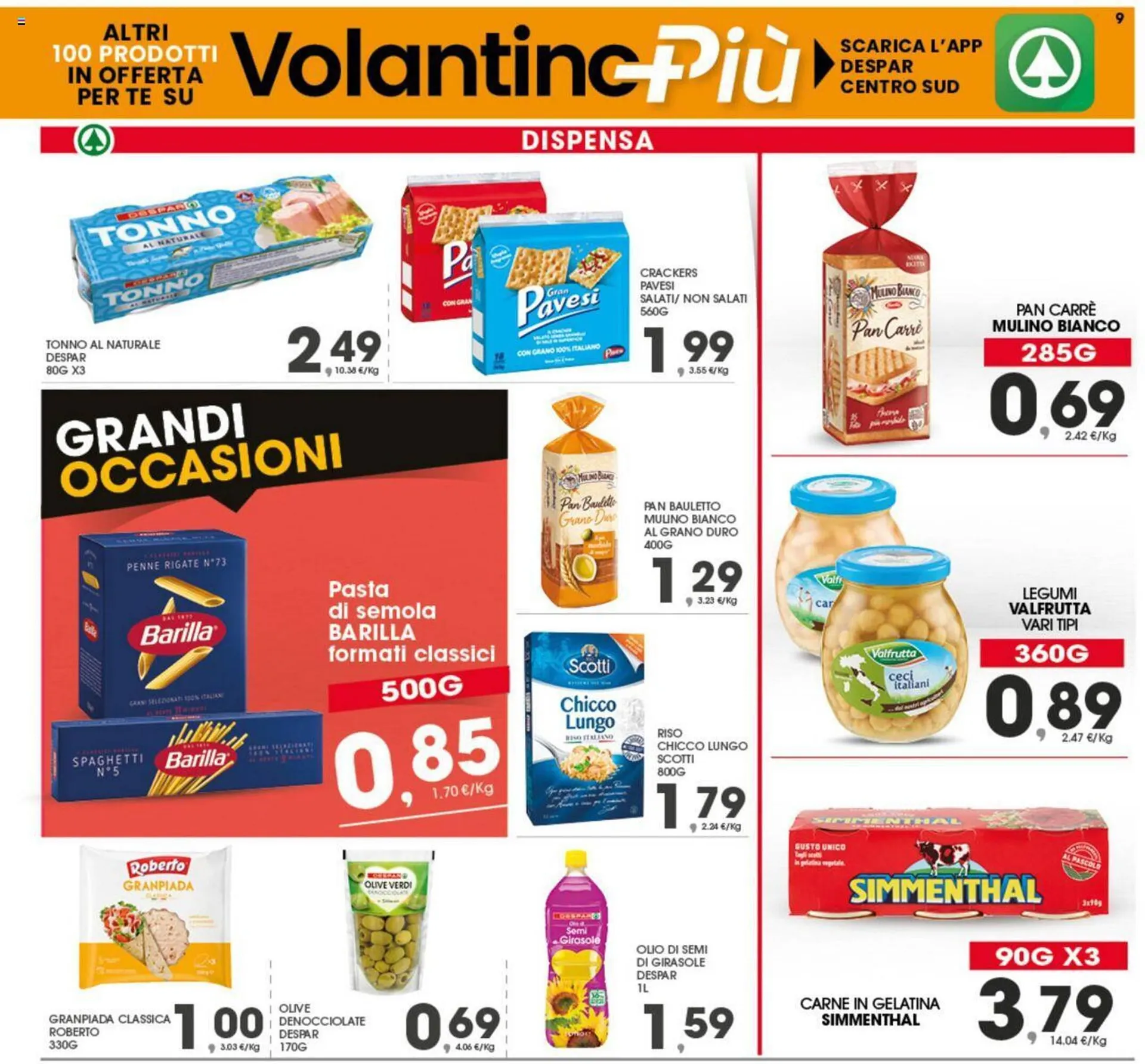 Volantino Eurospar da 4 settembre a 9 settembre di 2023 - Pagina del volantino 9