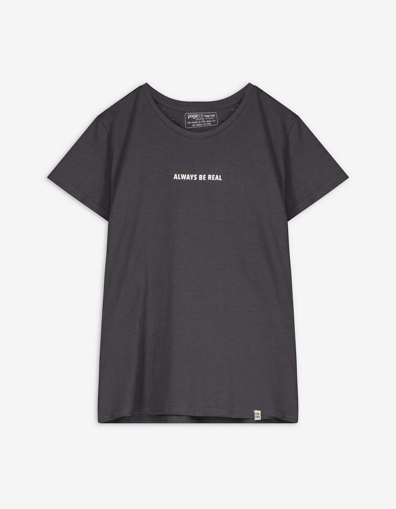 T-shirt - Stampa - grigio scuro