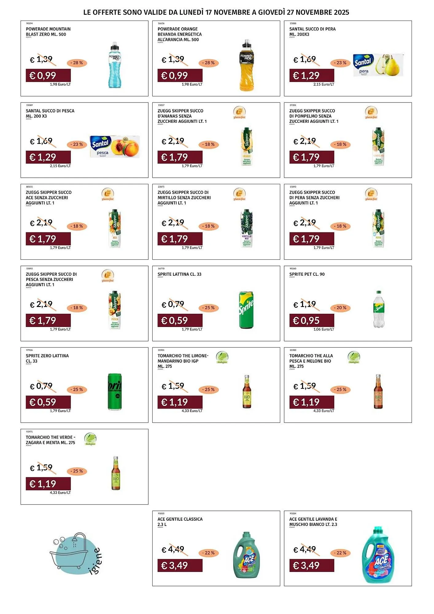Volantino Prezzemolo e Vitale da 17 novembre a 27 novembre di 2025 - Pagina del volantino 33
