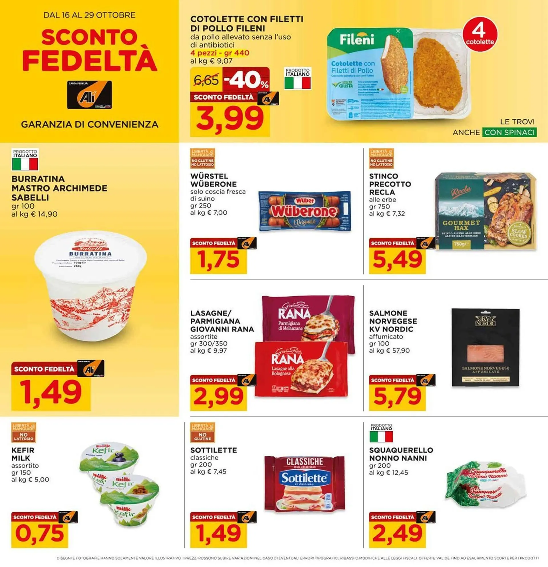 Volantino Alì Supermercati da 16 ottobre a 29 ottobre di 2025 - Pagina del volantino 14