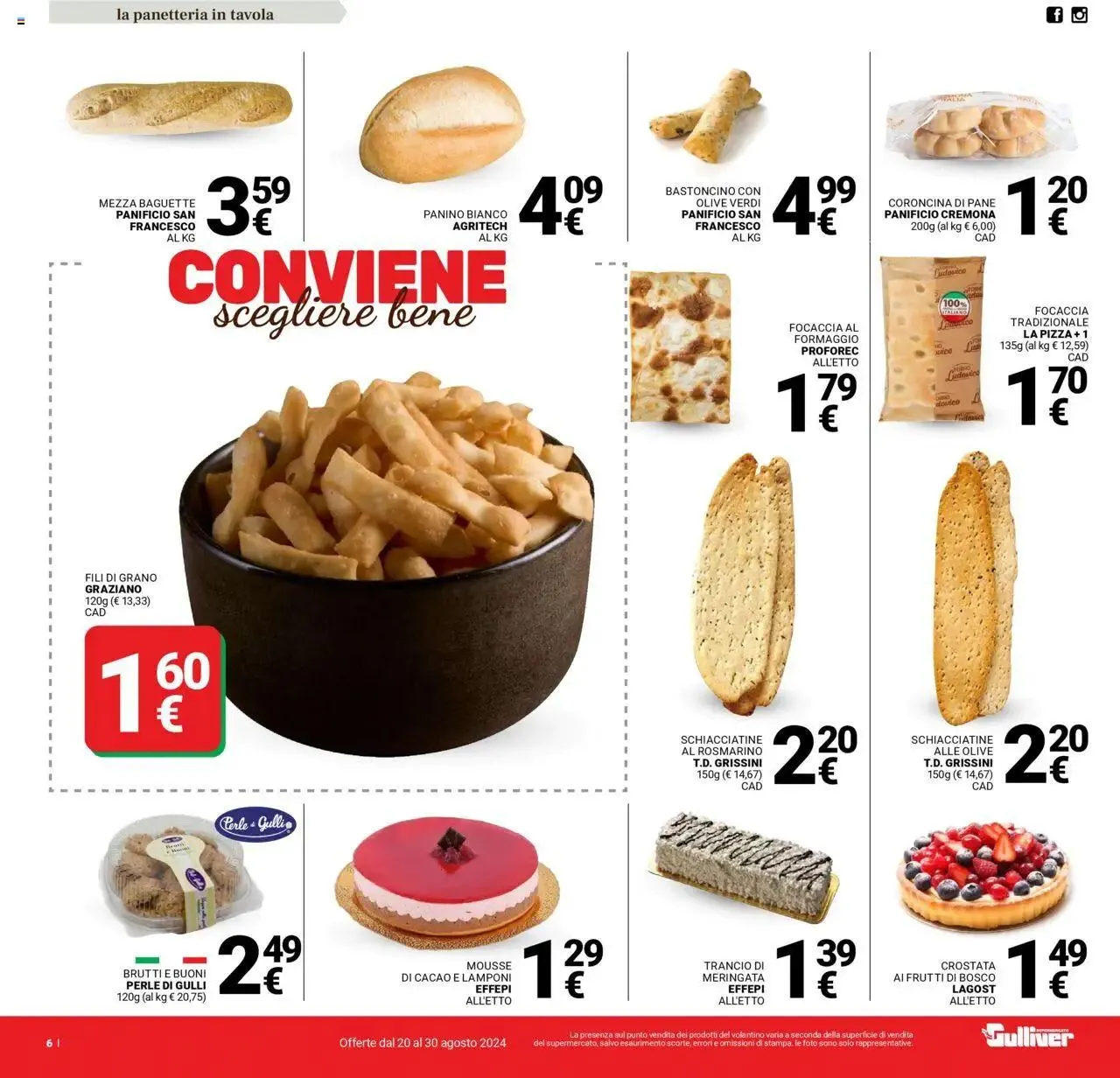 Volantino Gulliver da 20 agosto a 30 agosto di 2024 - Pagina del volantino 6