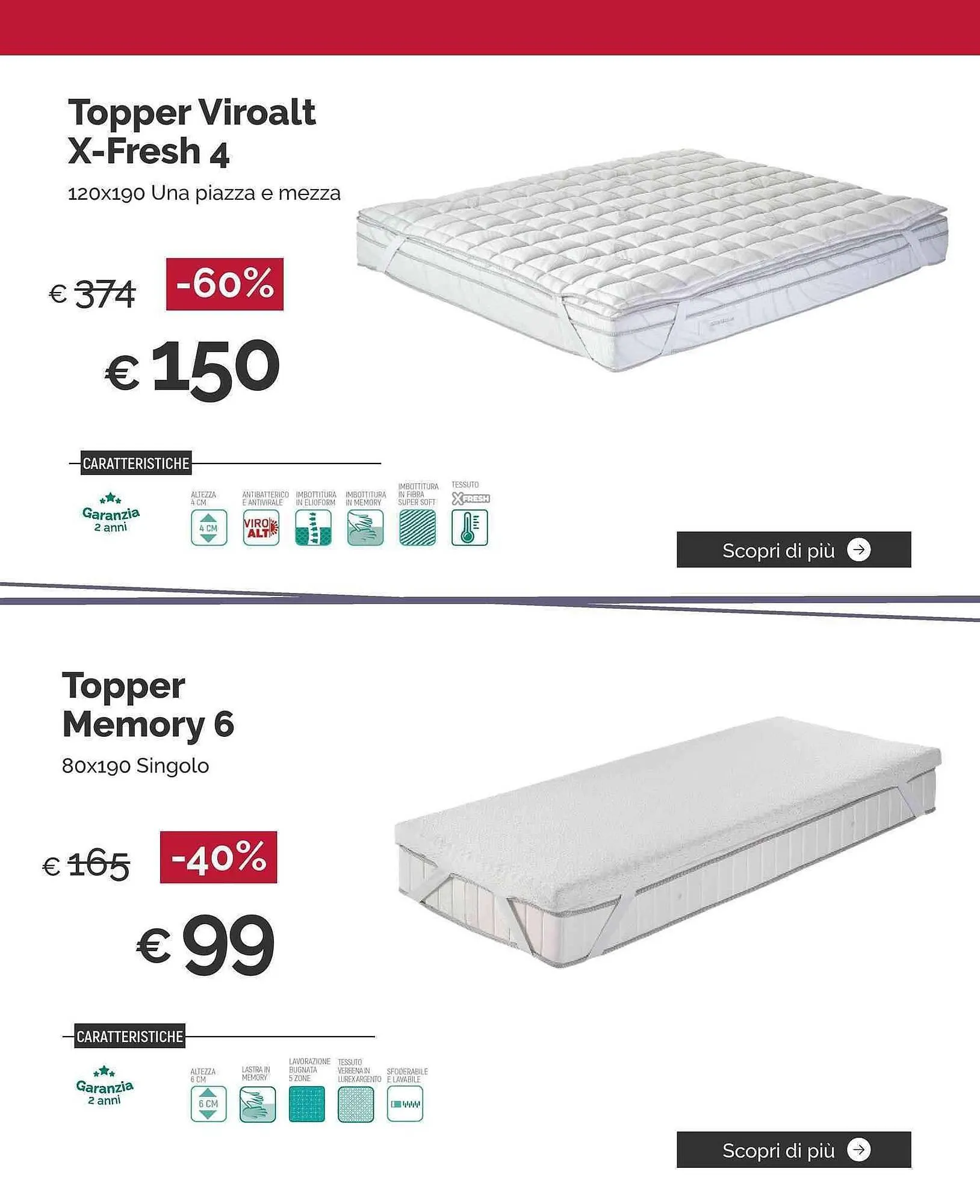 Volantino Materassi e Materassi da 23 settembre a 31 dicembre di 2024 - Pagina del volantino 29