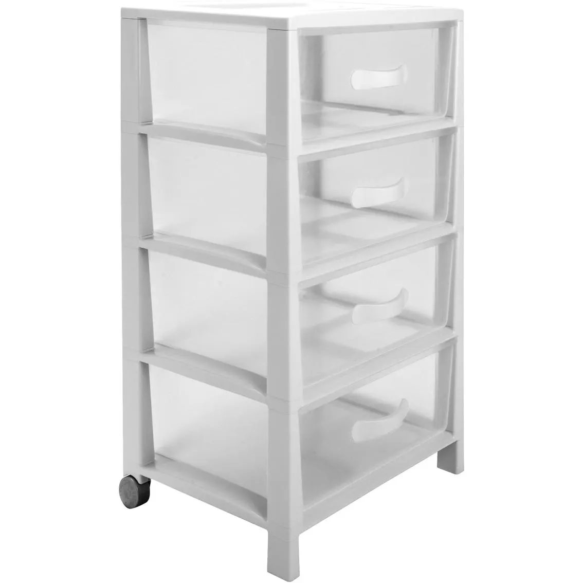 Cassettiera Futura 4 cassetti bianco