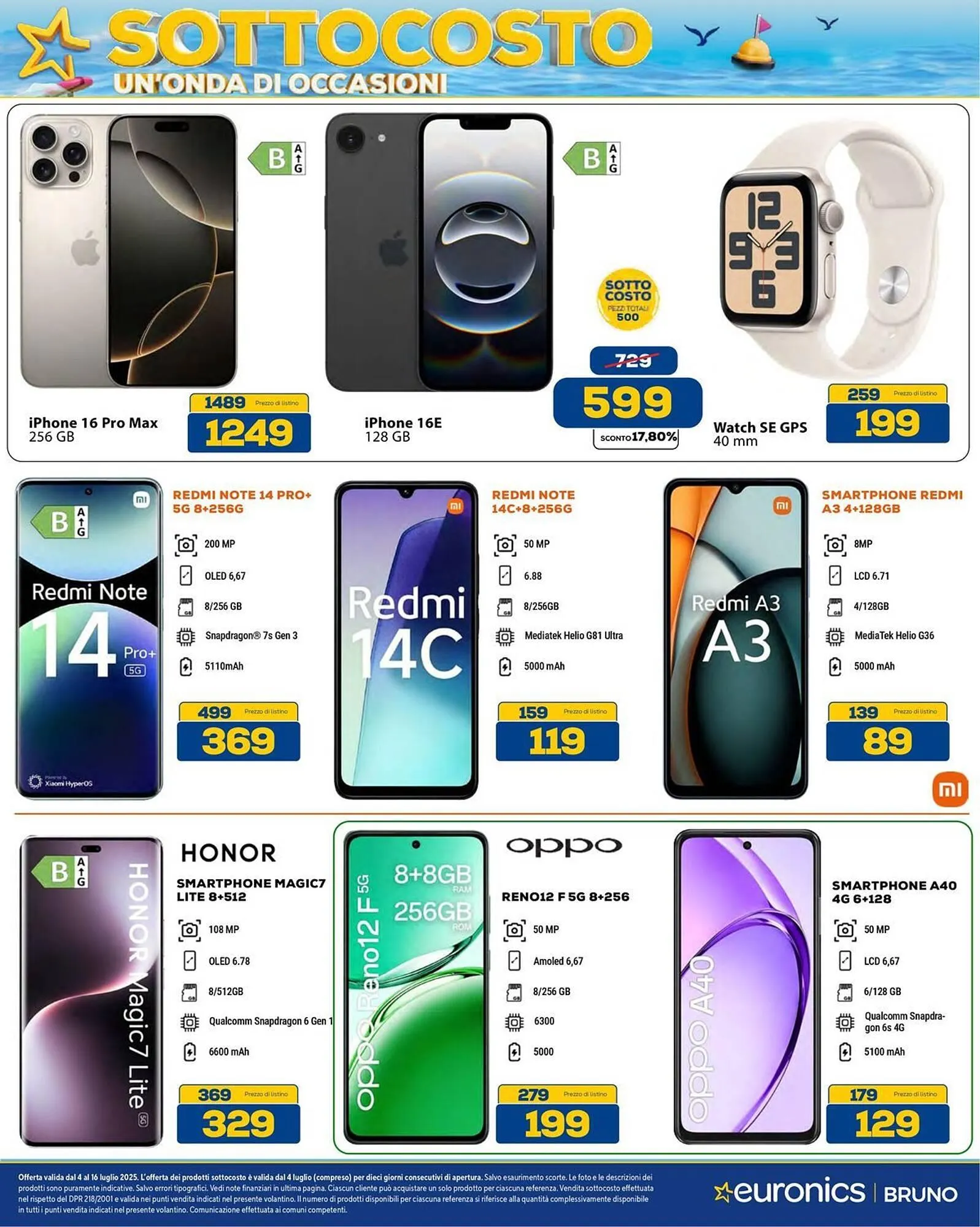 Volantino Euronics da 4 luglio a 16 luglio di 2025 - Pagina del volantino 4