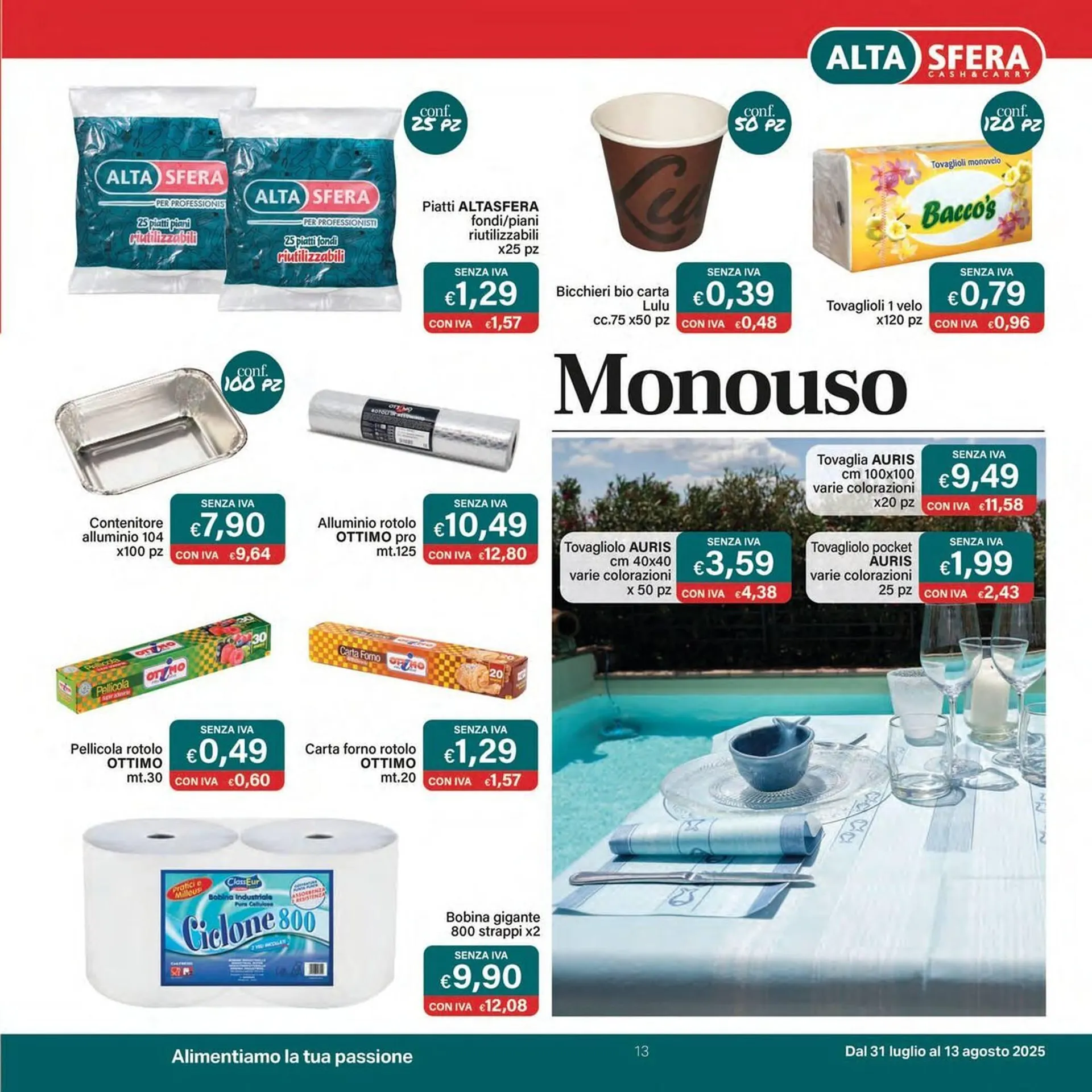 Volantino Altasfera da 31 luglio a 13 agosto di 2025 - Pagina del volantino 13