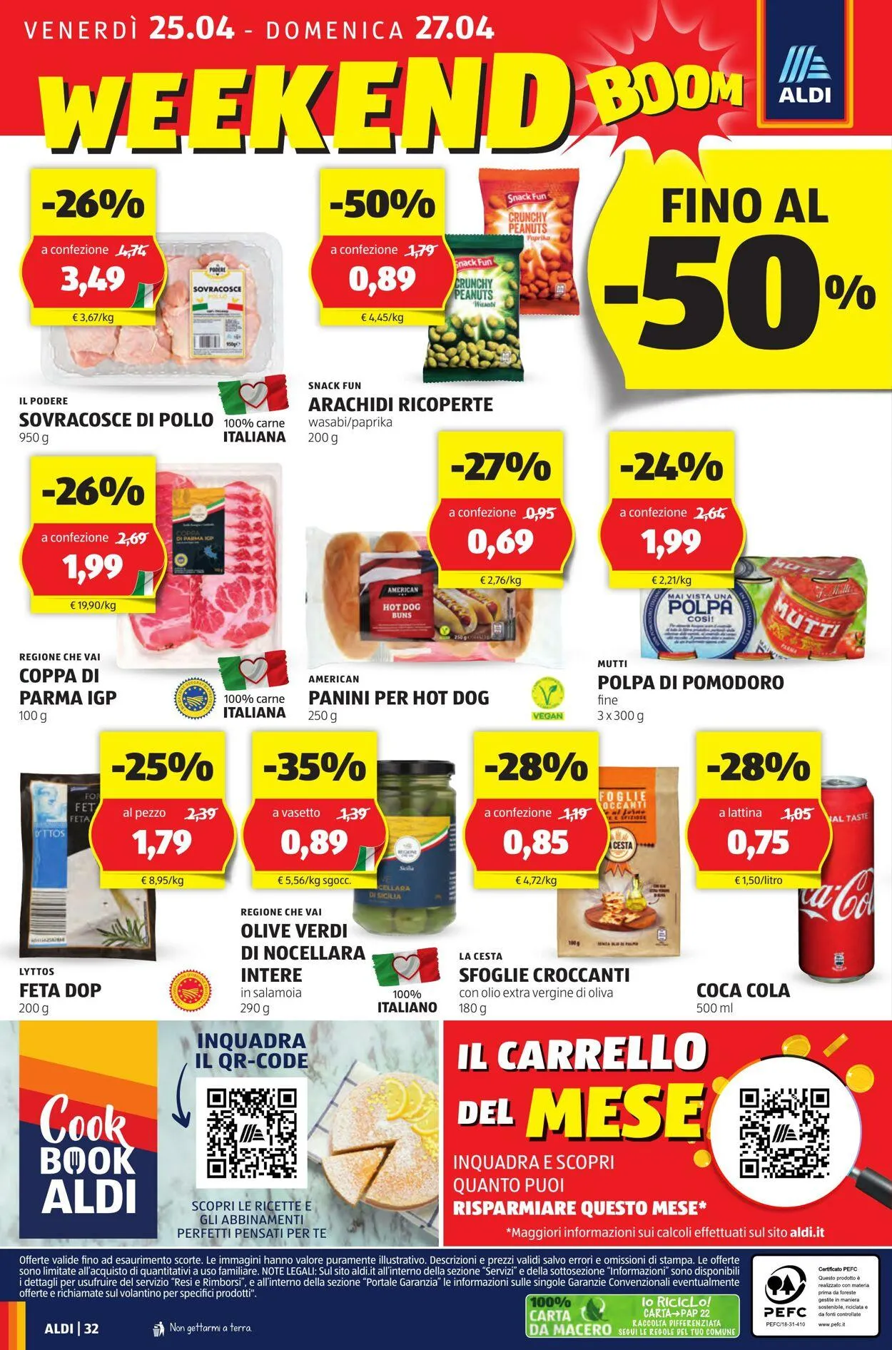 Aldi Volantino attuale da 21 aprile a 27 aprile di 2025 - Pagina del volantino 32