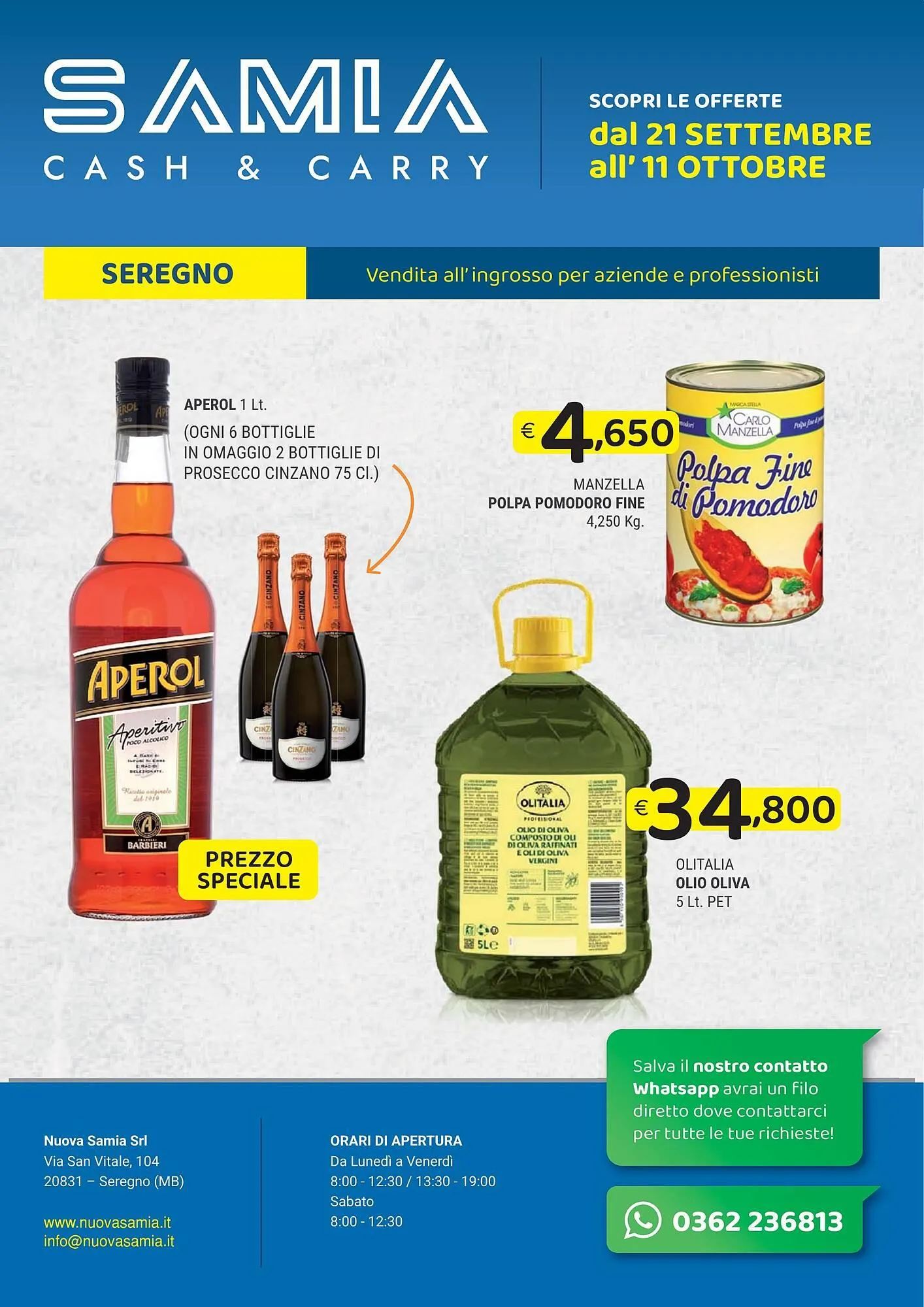 Volantino Samia Cash and Carry - 1